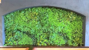 1 x Artificial Mixed Foliage Wall Panel - Approx Size: 220 x 100 cms