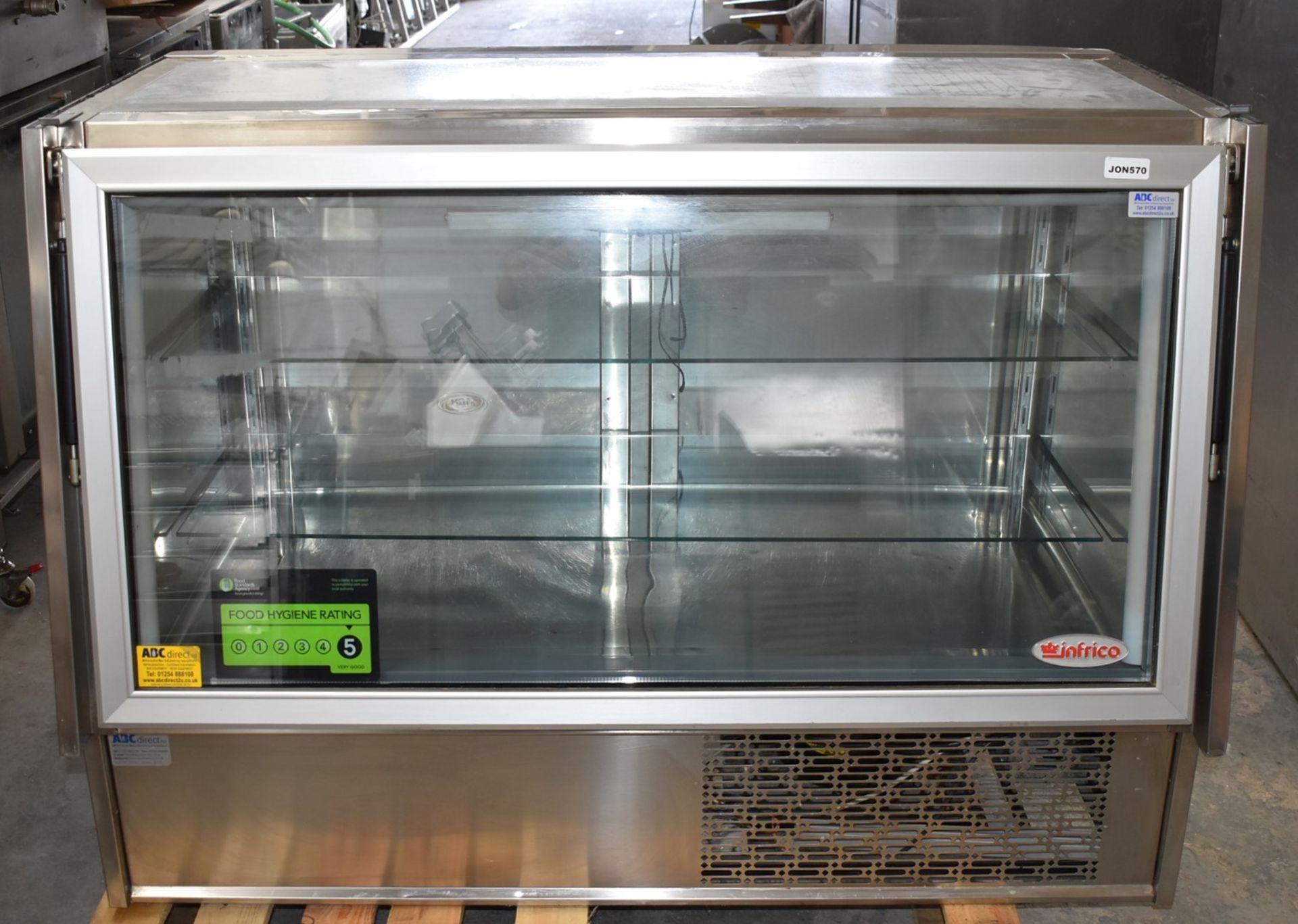 1 x Infrico 1.4m Refrigerated Vision Counter For Takeaways, Sandwich Shops or Cafes - RRP £3,200! - Image 21 of 21