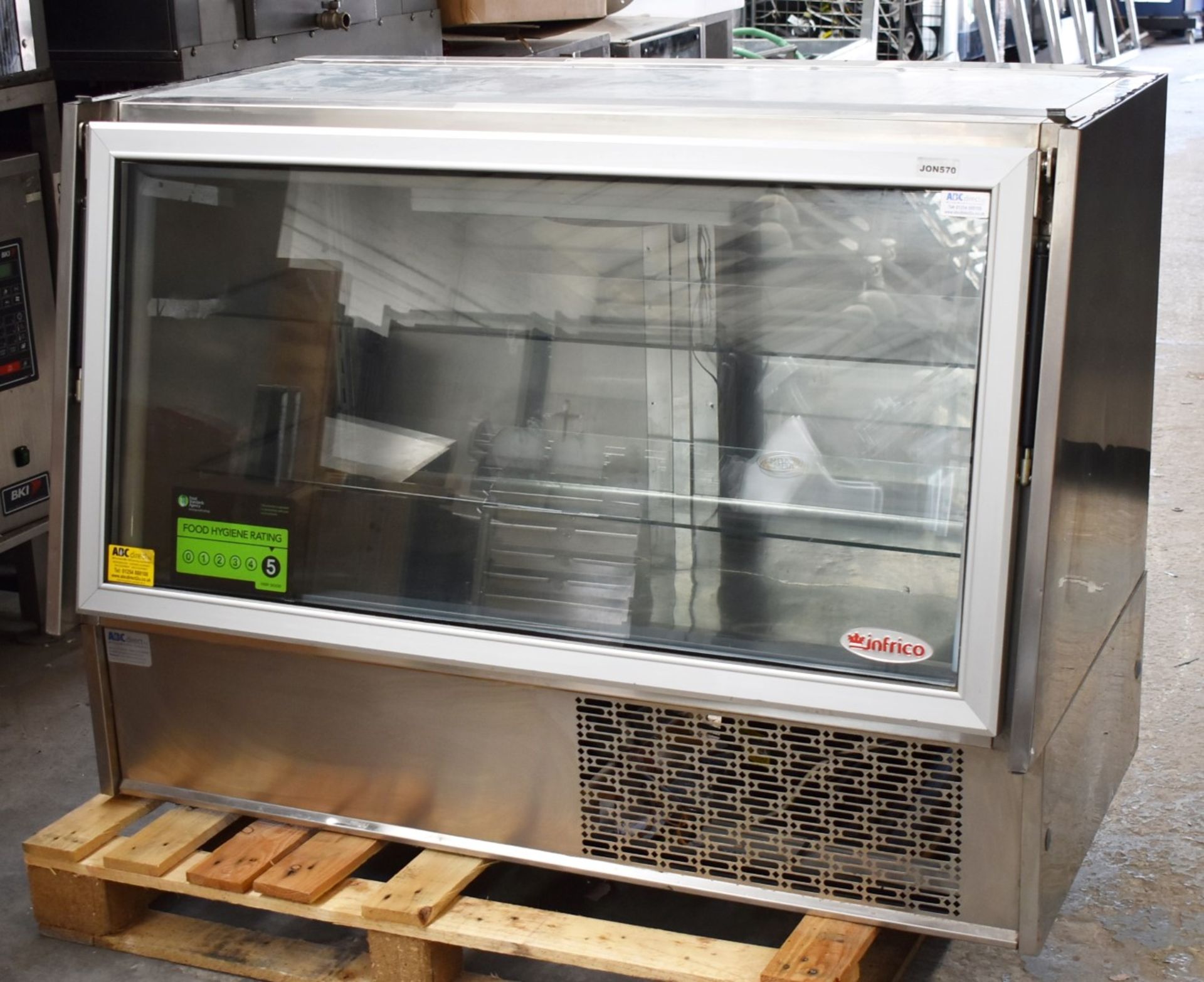1 x Infrico 1.4m Refrigerated Vision Counter For Takeaways, Sandwich Shops or Cafes - RRP £3,200! - Image 9 of 21