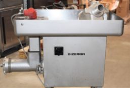 1 x Bizerba Meat Mincer - With Stand and Various Accessories - Model FW-N32S/2 - 3 Phase