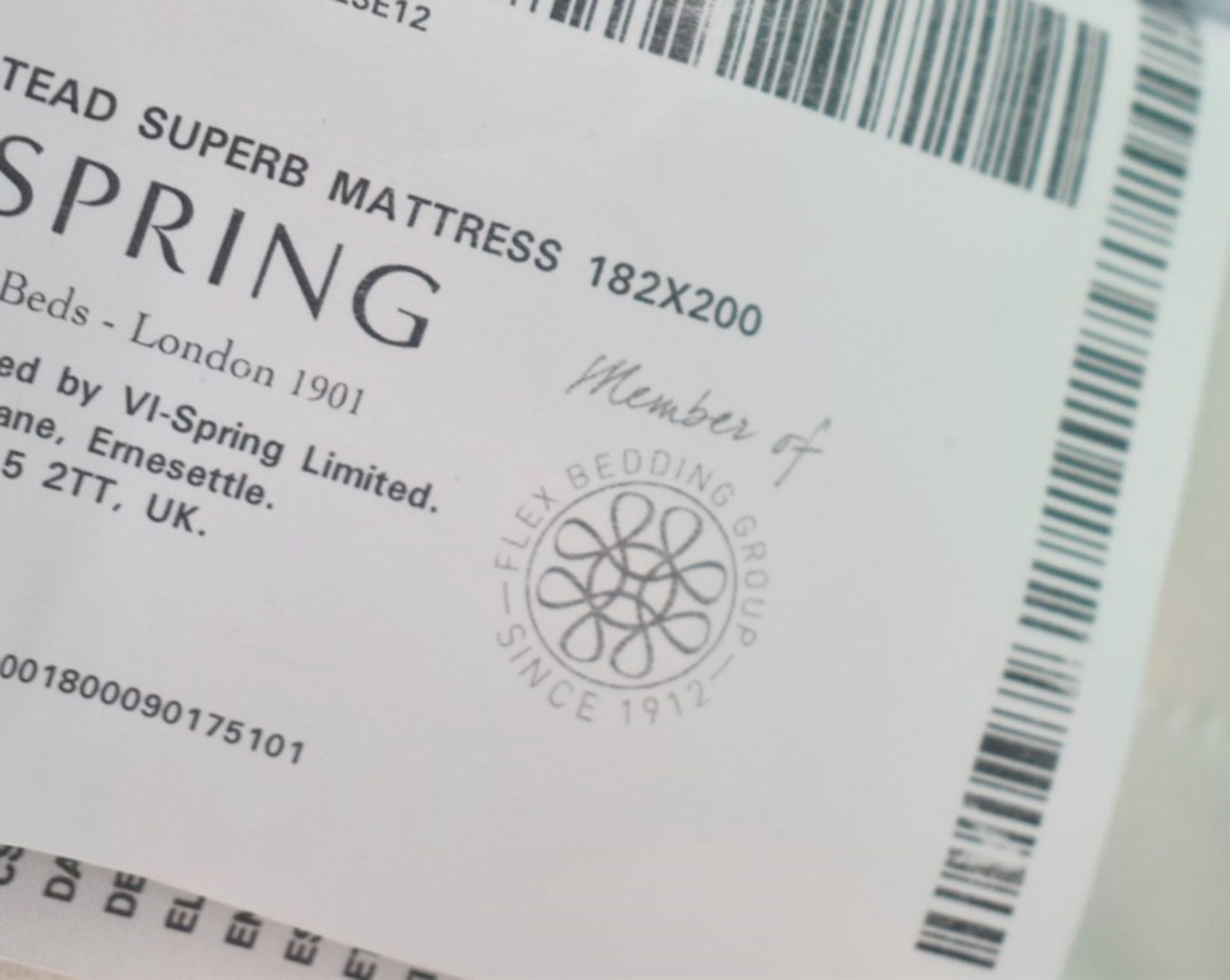 1 x VISPRING 'Bedstead Superb' Luxury Super Kingsize Mattress - Medium Springing - RRP £5,375 - Image 7 of 9