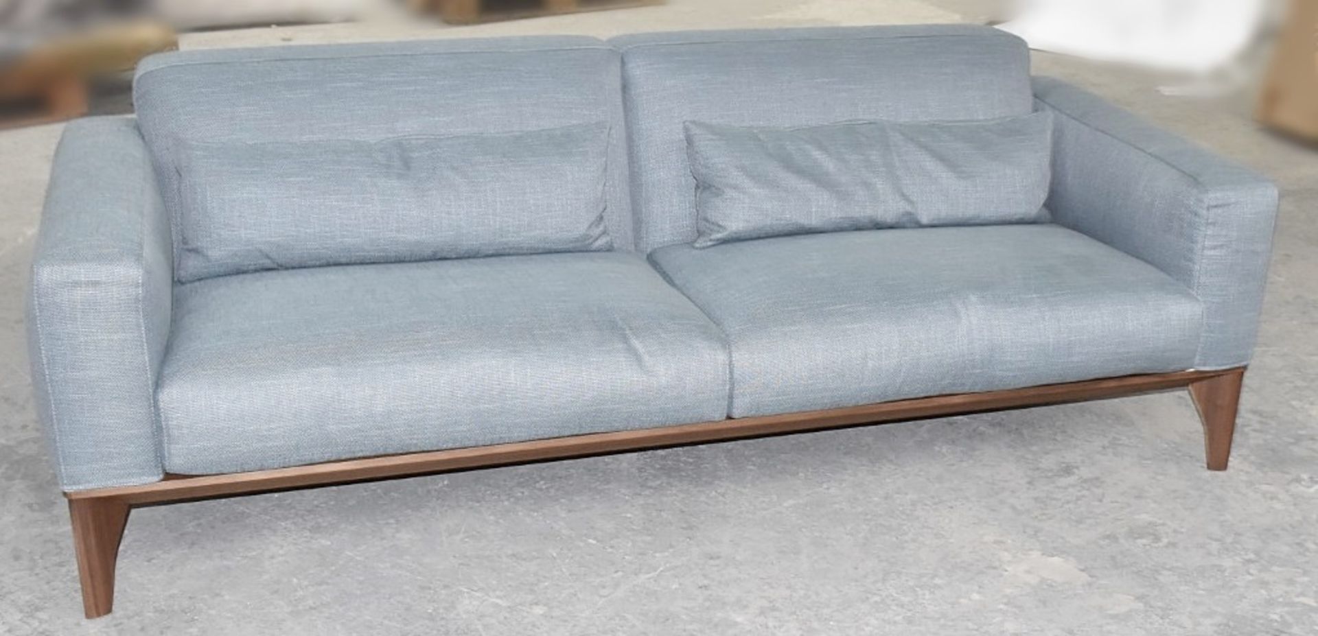 1 x PORADA 'Fellow' Designer Upholstered 2.2-Metre Sofa with a Canaletto Walnut Frame - RRP £7,450 - Image 2 of 12