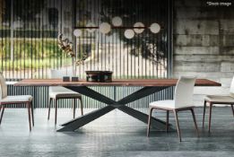 1 x CATTELAN 'Spyder' Designer 2.4-Metre Dining Table With A Canaletto Walnut Top - RRP £3,239