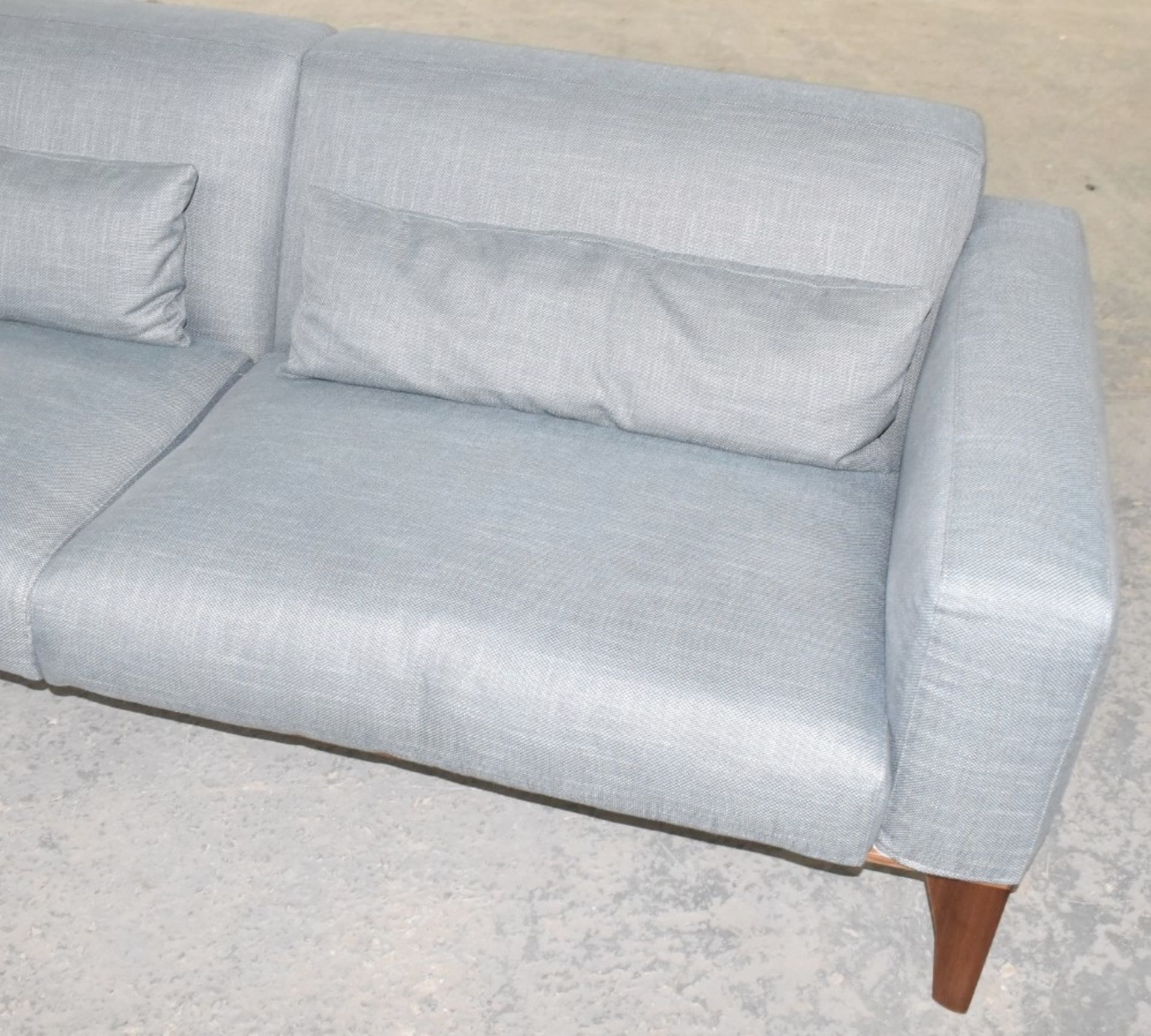 1 x PORADA 'Fellow' Designer Upholstered 2.2-Metre Sofa with a Canaletto Walnut Frame - RRP £7,450 - Image 4 of 12