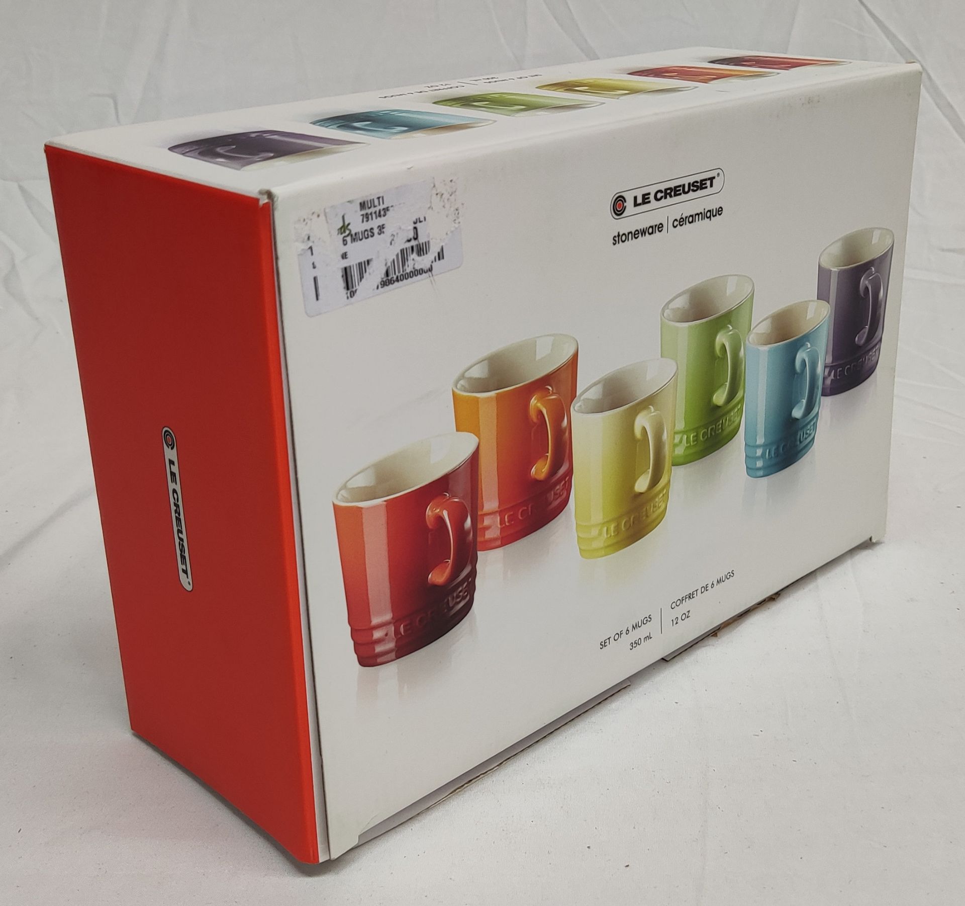 LE CREUSET Set Of 5 Mugs - 350Ml - Multi Colour - Boxed - Original RRP £85.00 - Image 2 of 13