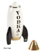 1 x JONATHAN ADLER 'Vodka Rocket' Luxurious Porcelain Decanter - Original RRP £215.00