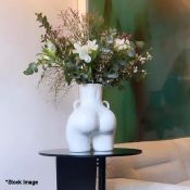 1 x ANISSA KERMICHE Love Handles Vase In White - Boxed - Original RRP £340 - Ref: 6787060/HJL382/