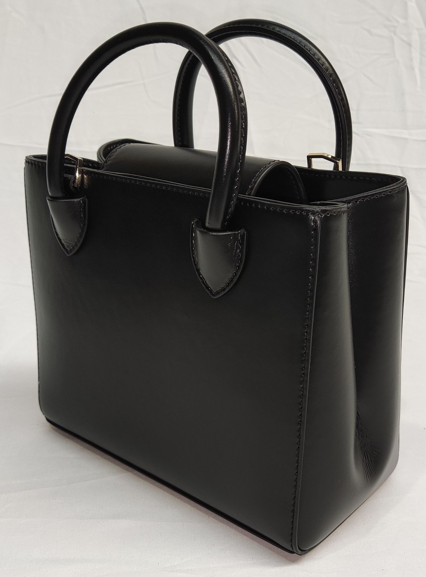 1 x ASPINAL OF LONDON Mini Madison Tote In Smooth Black - Boxed - Original RRP £495 - Ref: 7242894/ - Image 3 of 20