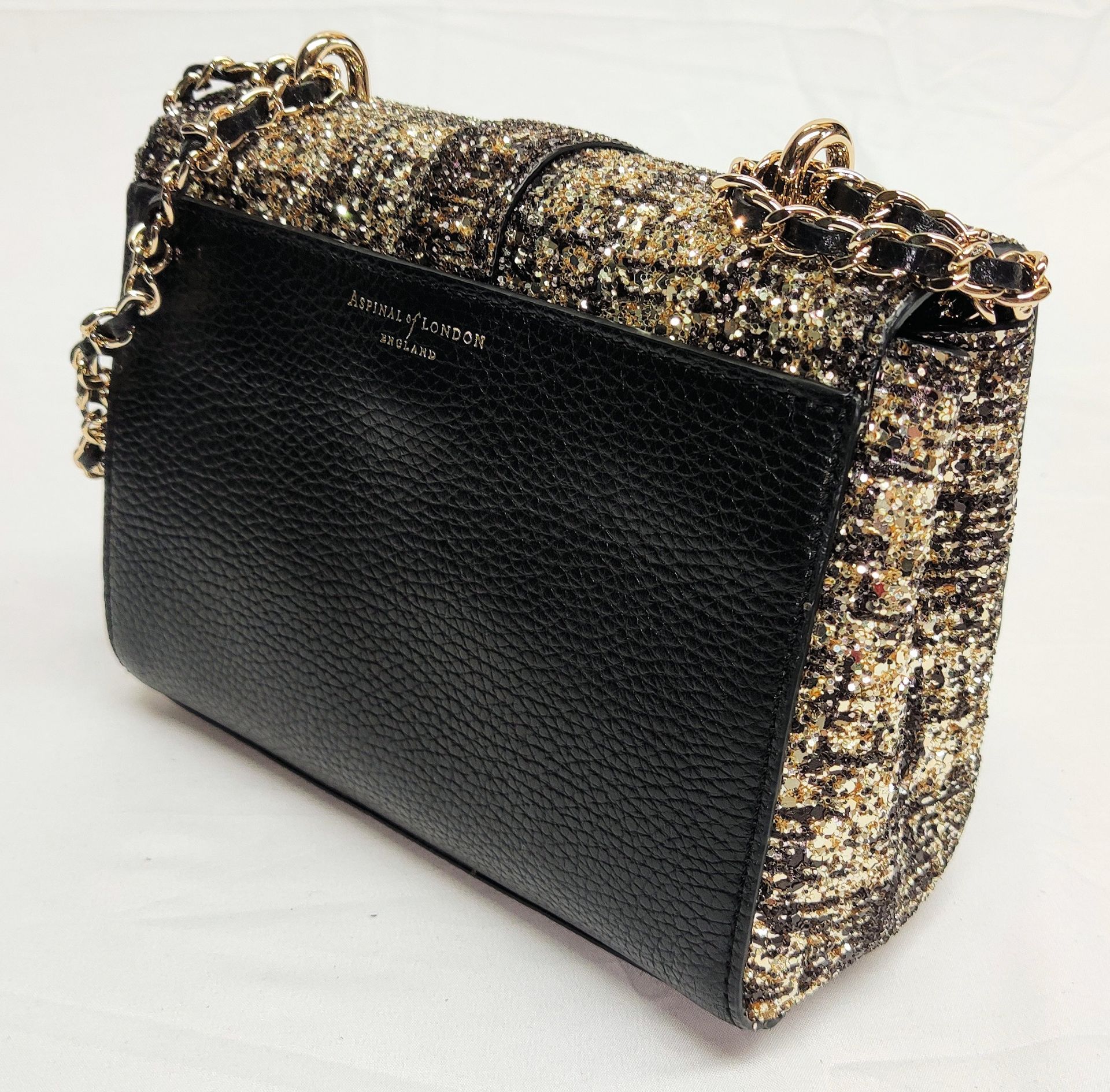 1 x ASPINAL OF LONDON Lottie Bag With Glitter Finish - Boxed - Original RRP £595 - Ref: 7268436/ - Image 3 of 16