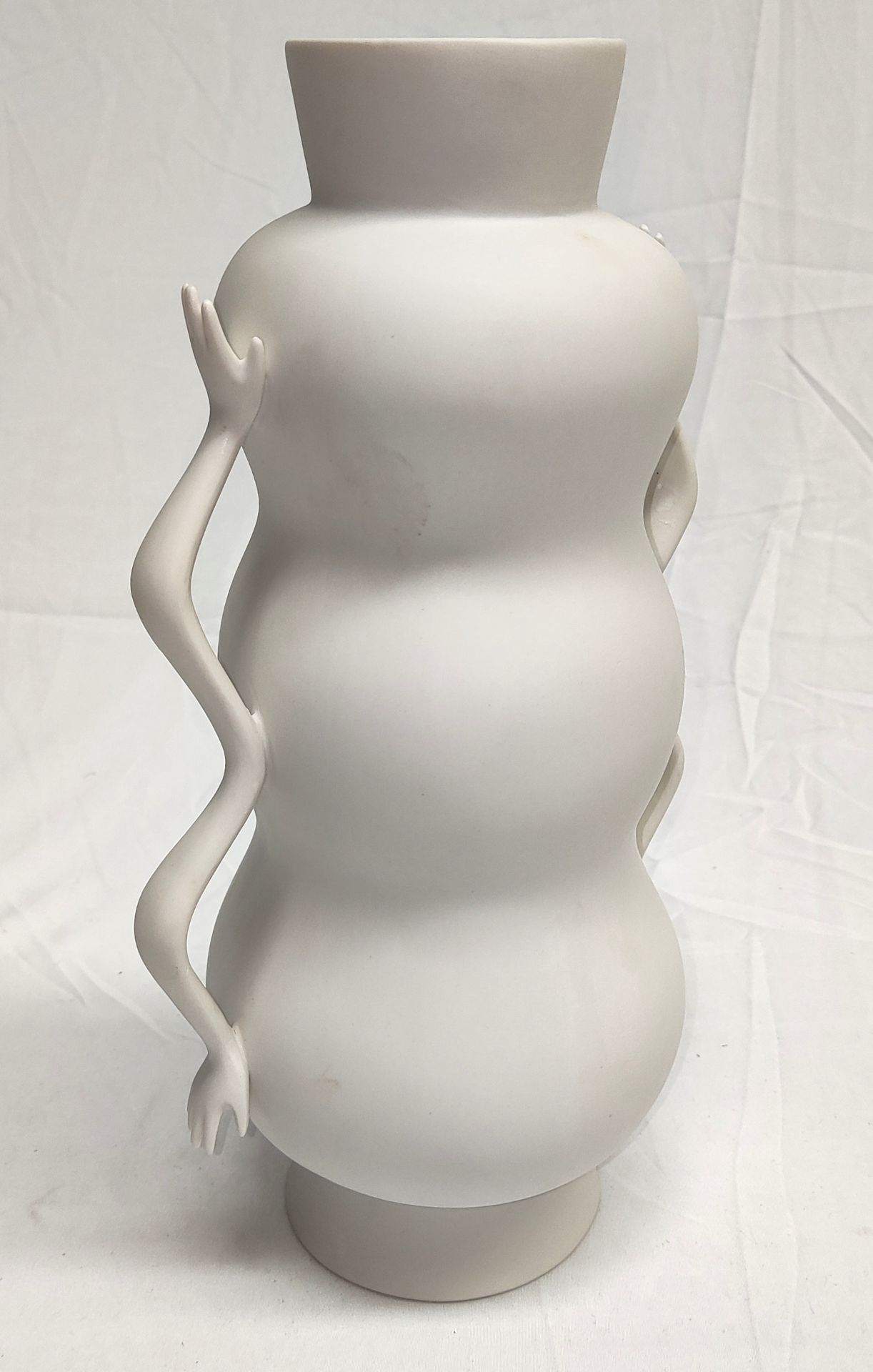 1 x JONATHAN ADLER Eve Triple Вulв Vase In White - Boxed - Original RRP £210 - Ref: 6790527/HJL385/ - Image 5 of 14