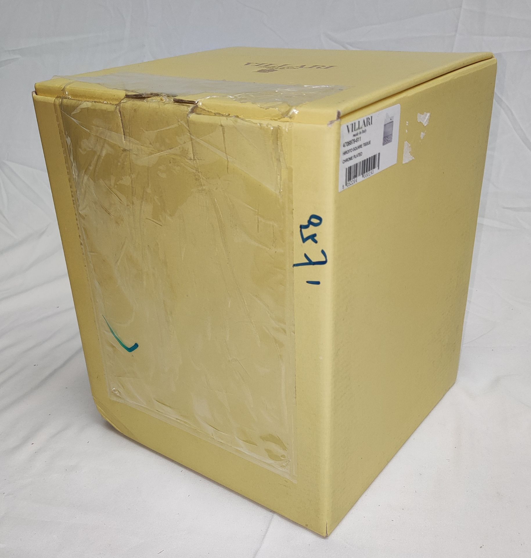1 x VILLARI Hiroito Square Tissue Box - Chrome Plated - Boxed - Original RRP £529 - Ref: 6125321/ - Image 14 of 17