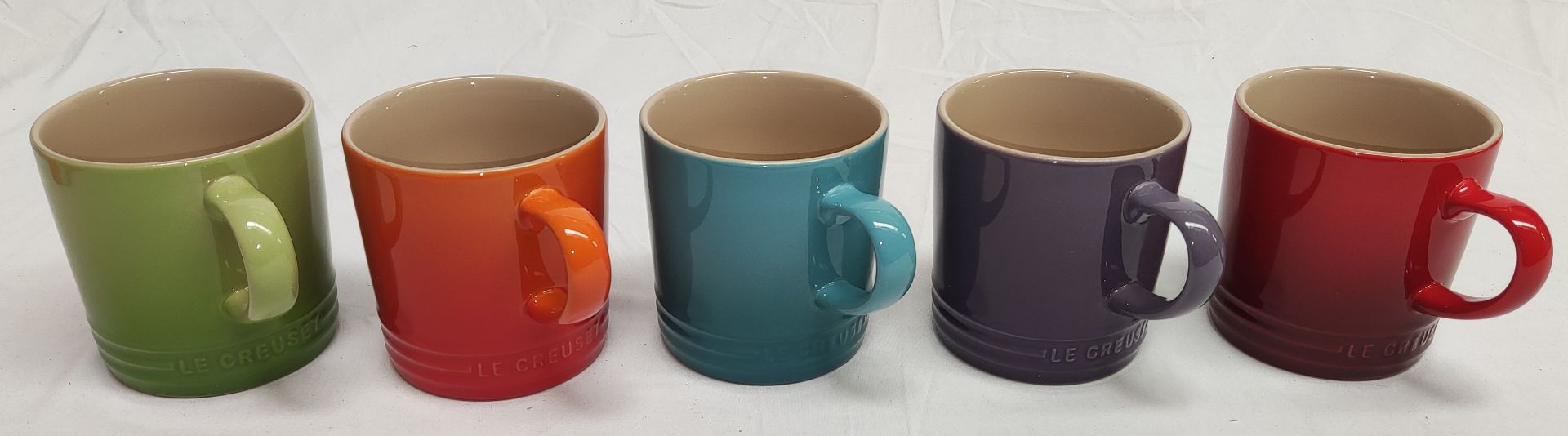 LE CREUSET Set Of 5 Mugs - 350Ml - Multi Colour - Boxed - Original RRP £85.00 - Image 10 of 13