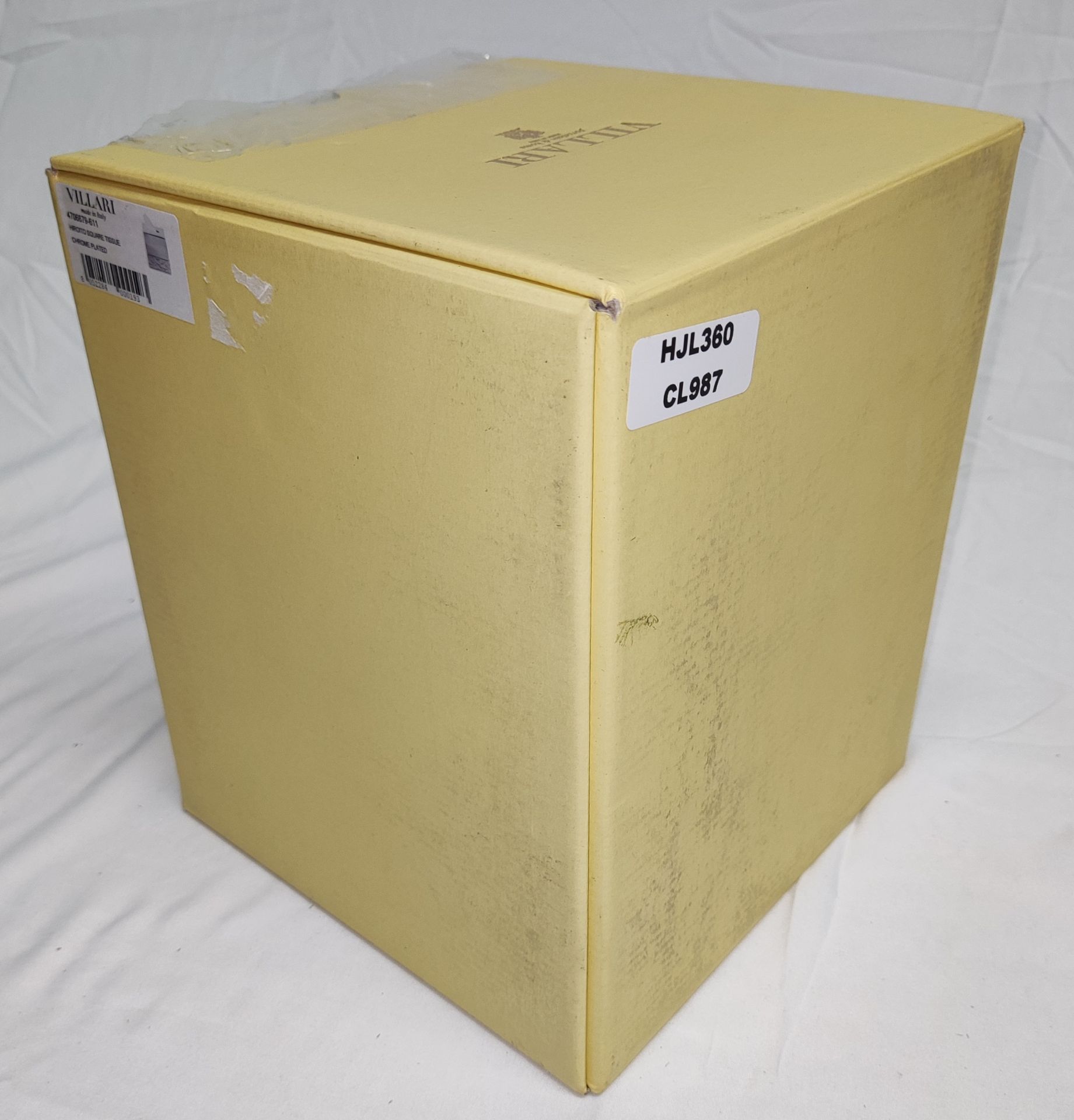 1 x VILLARI Hiroito Square Tissue Box - Chrome Plated - Boxed - Original RRP £529 - Ref: 6125321/ - Image 13 of 17