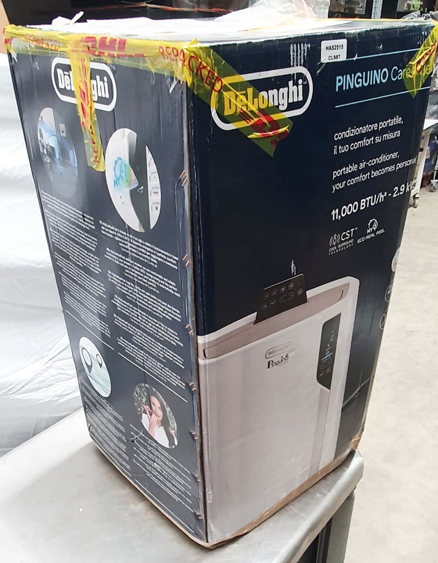 1 x DELONGHI 'Pinguino' PAC EX130 CST Smart Air Conditioner 13000 Btu - Boxed - Original RRP £999.00 - Image 10 of 12