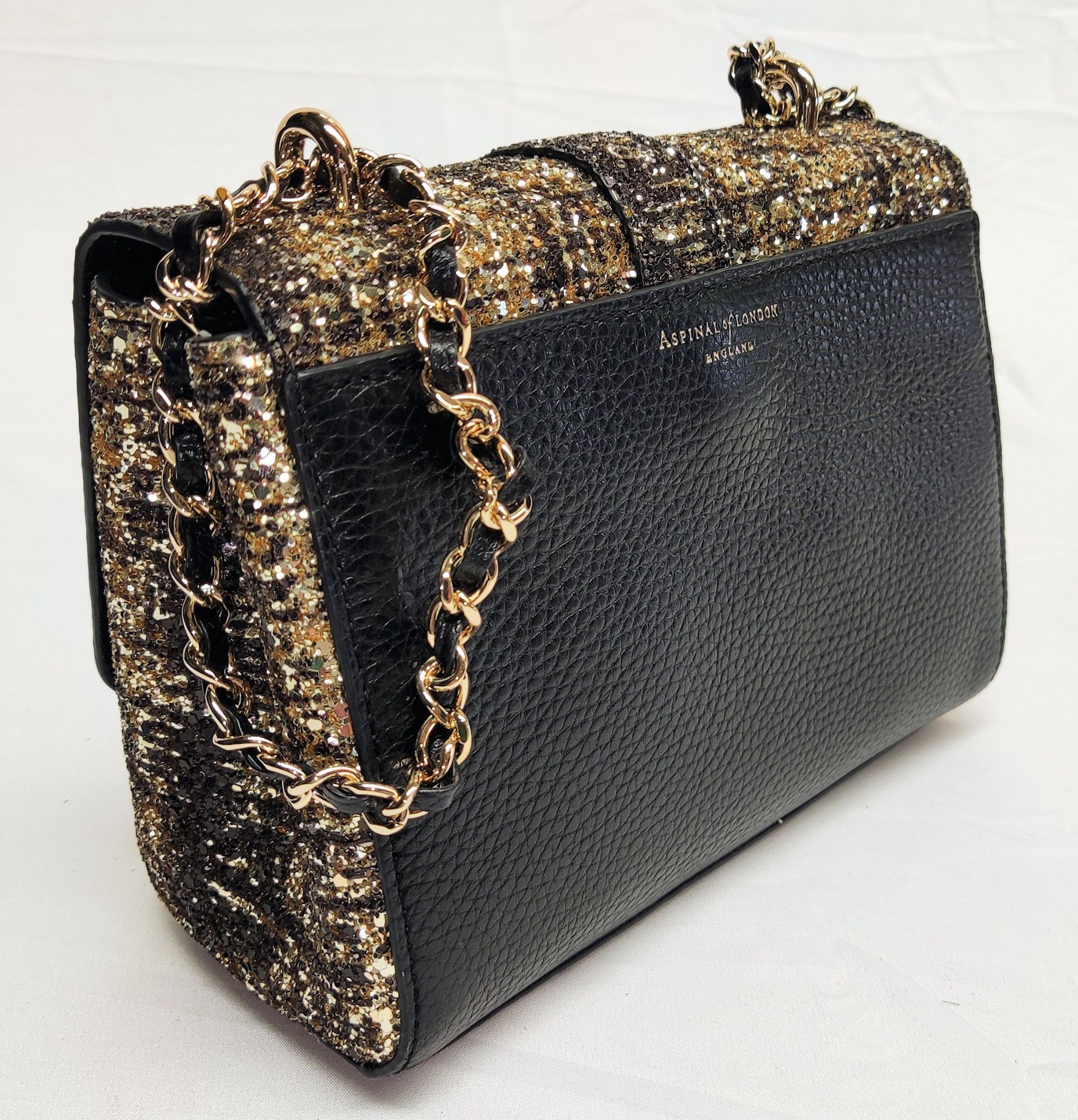 1 x ASPINAL OF LONDON Lottie Bag With Glitter Finish - Boxed - Original RRP £595 - Ref: 7268436/ - Image 4 of 16