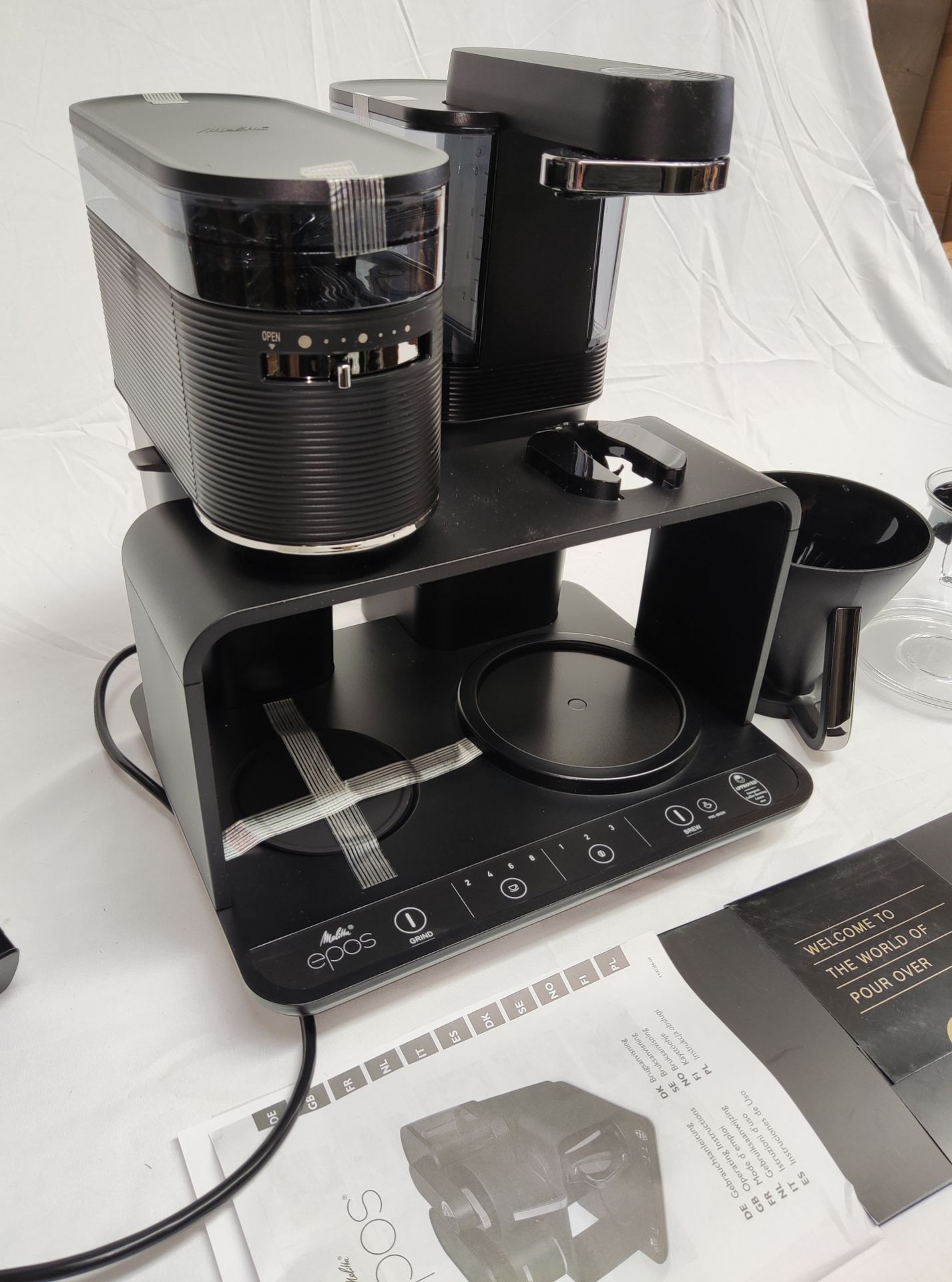 1 x MELITTA Epos Coffee Machine With Grinder - Boxed - Original RRP £399 - Ref: 7129012/HJL350/C19/ - Image 4 of 14