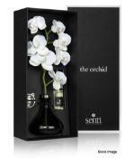 1 x SENTI Fig Fragrance Orchid Diffuser (250ml) With Italian Glass Base - Boxed - Original RRP £