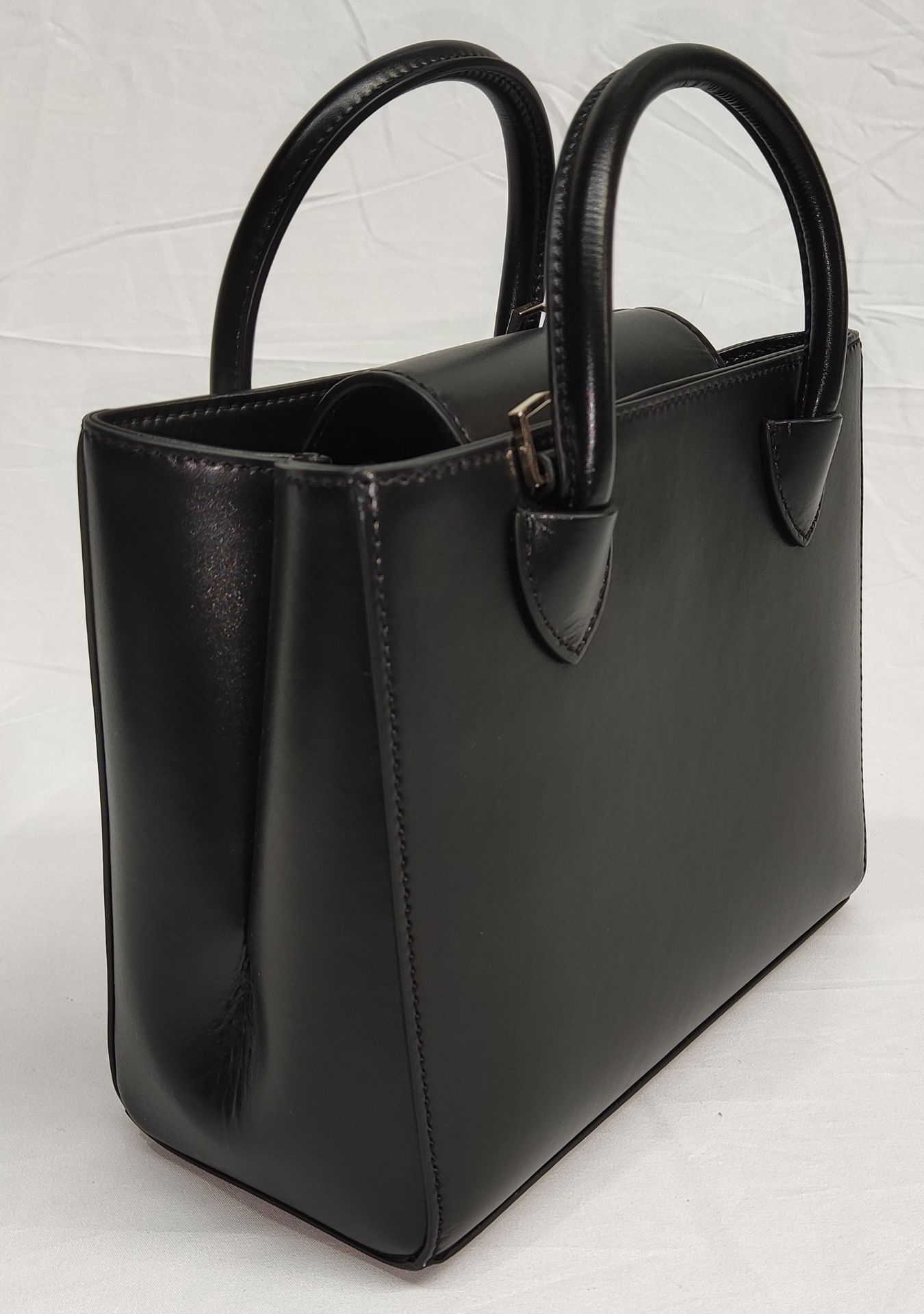 1 x ASPINAL OF LONDON Mini Madison Tote In Smooth Black - Boxed - Original RRP £495 - Ref: 7242894/ - Image 6 of 20