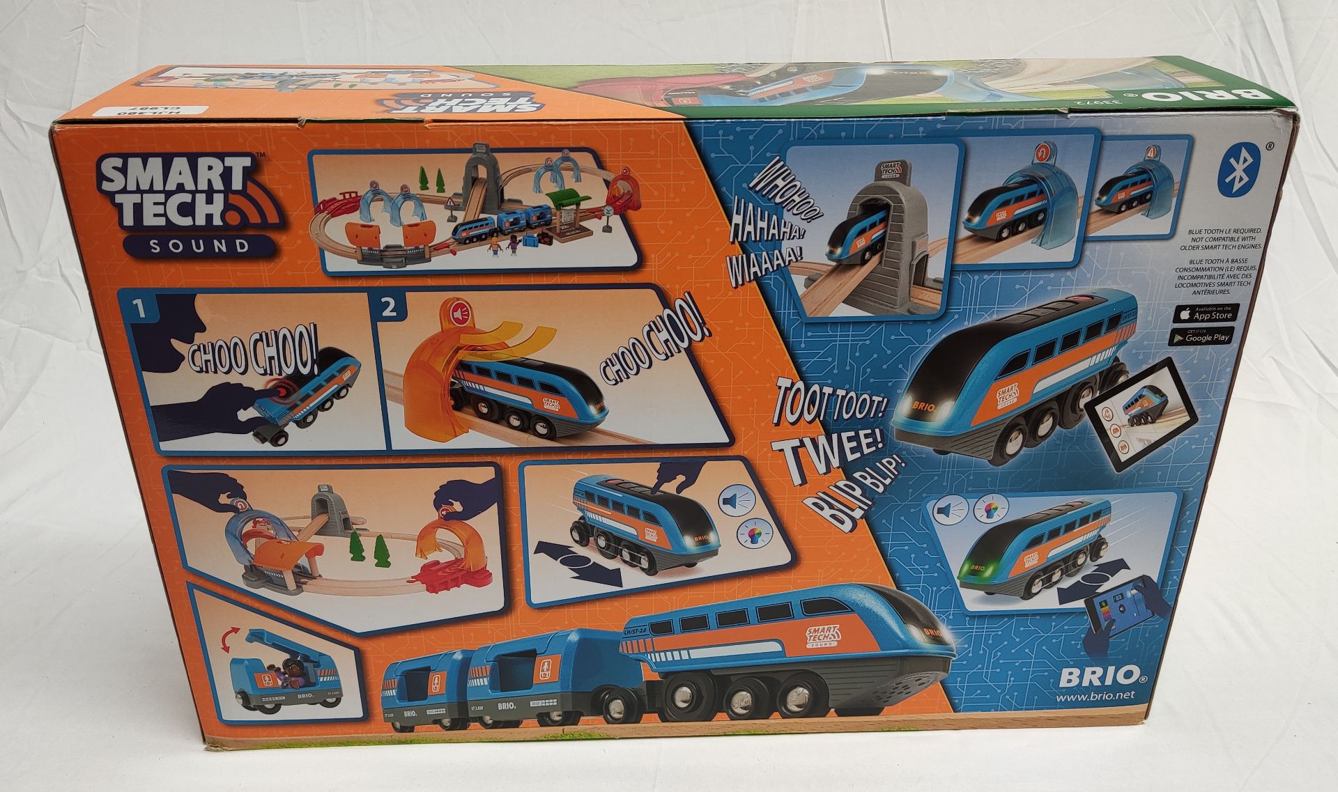 1 x BRIO World Smart Tech Action Tunnel Travel Train Set - Boxed - Original RRP £169 - Ref: - Image 5 of 13