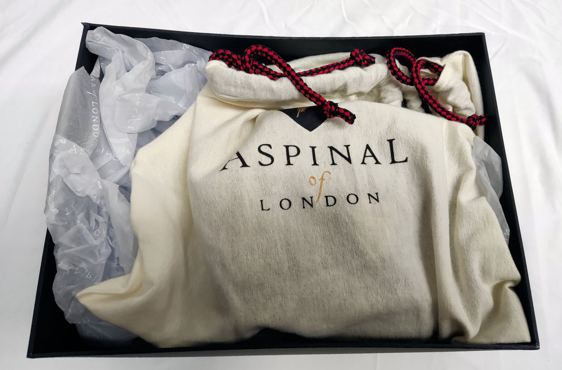 1 x ASPINAL OF LONDON Mayfair Micro Deep Shine Small Croc Bag In Black - Boxed - Original RRP £495 - - Image 10 of 17