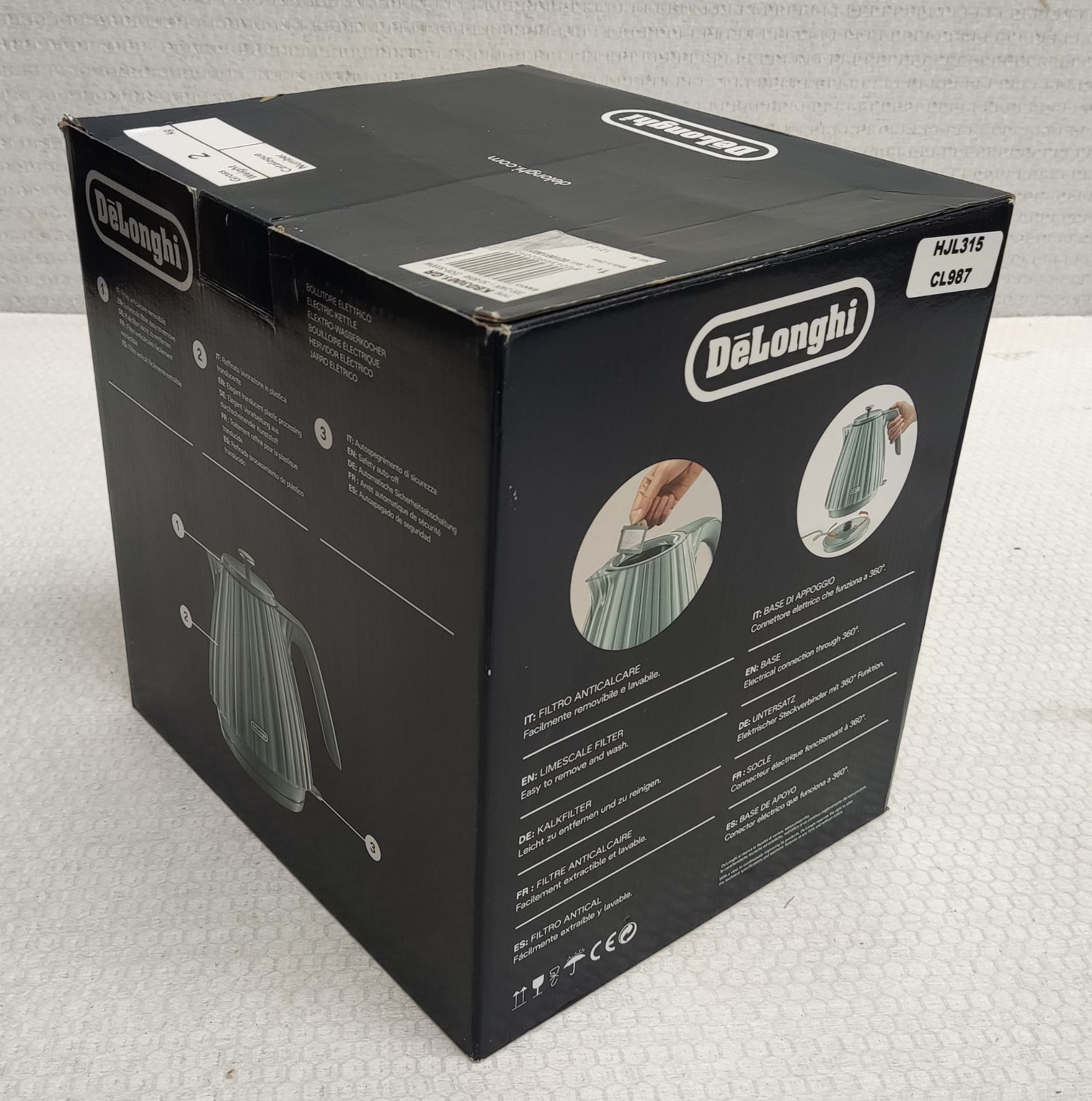 1 x DELONGHI Ballerina 1.7-litre Rapid Boil Kettle In A Sea Green Hue - Boxed - Original RRP £62.95 - Image 10 of 10