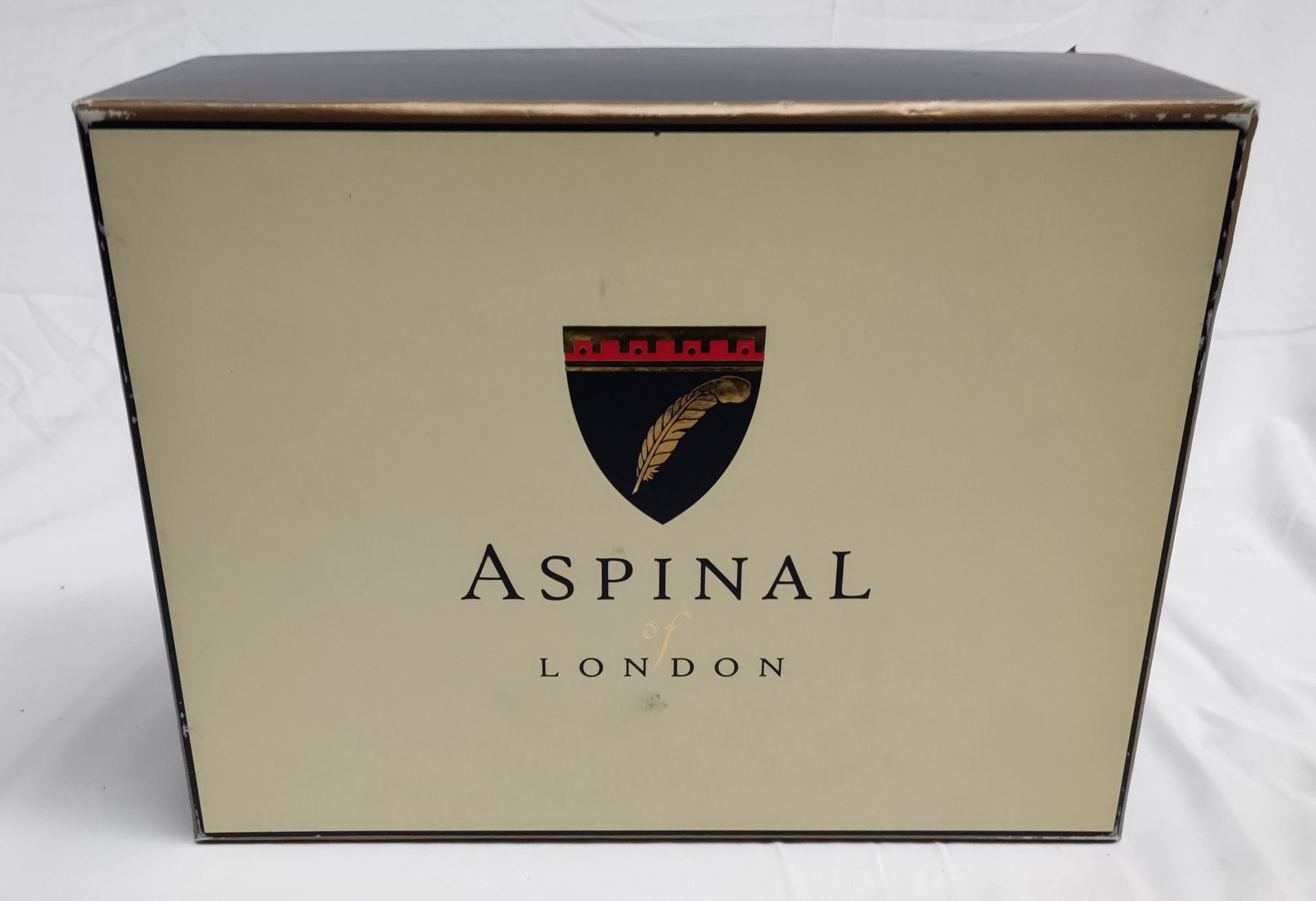 1 x ASPINAL OF LONDON Mayfair Micro Deep Shine Small Croc Bag In Black - Boxed - Original RRP £495 - - Image 12 of 17