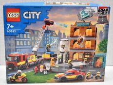 1 x LEGO City Fire Brigade with Truck - Original Price £89.95 - Unused Boxed Stock - Ref: HAS2307/