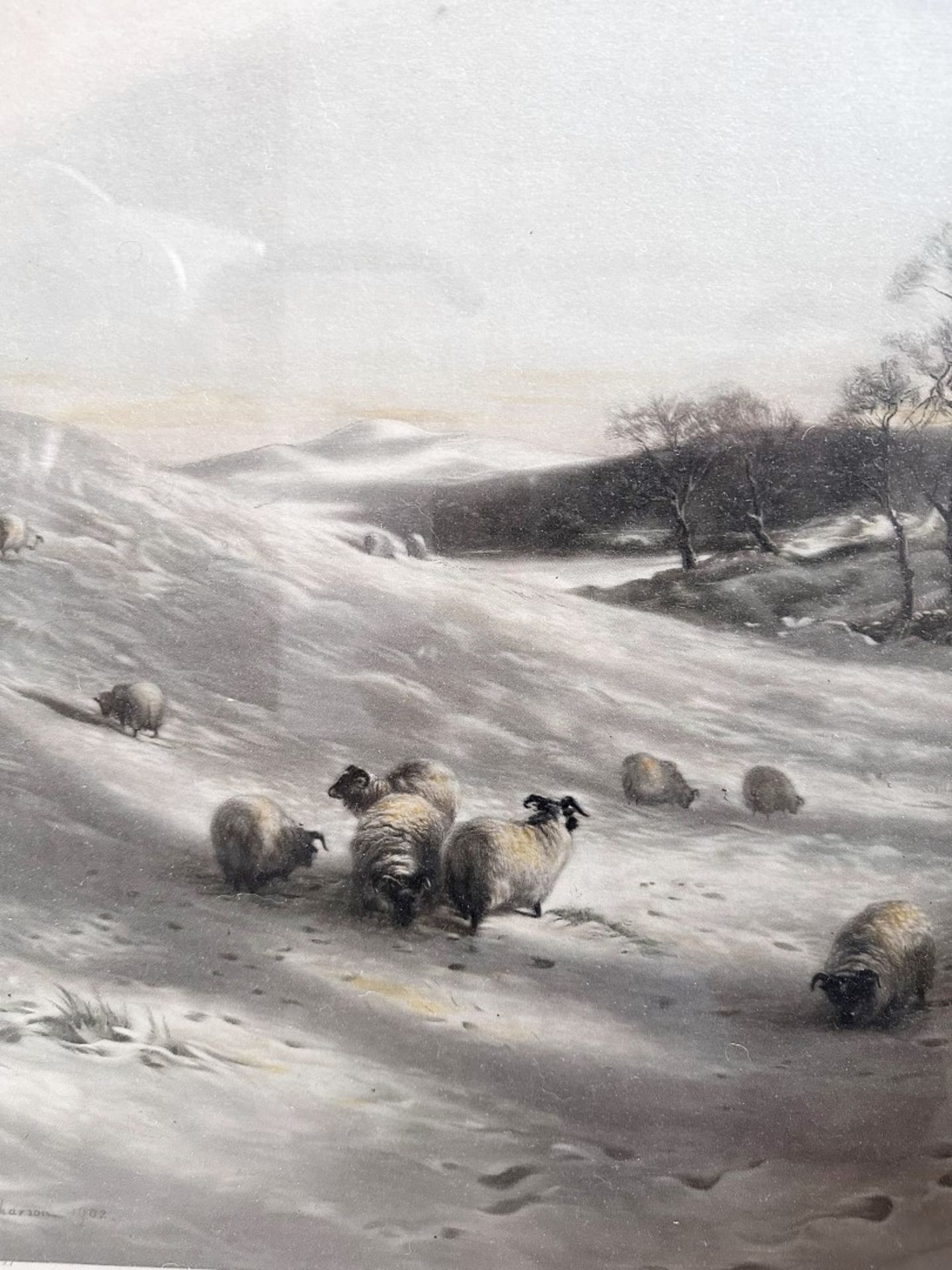 1 x JOSEPH FARQUHARSON (1846-19350) "Through The Crisp Air" Mounted And Framed - Image 4 of 8