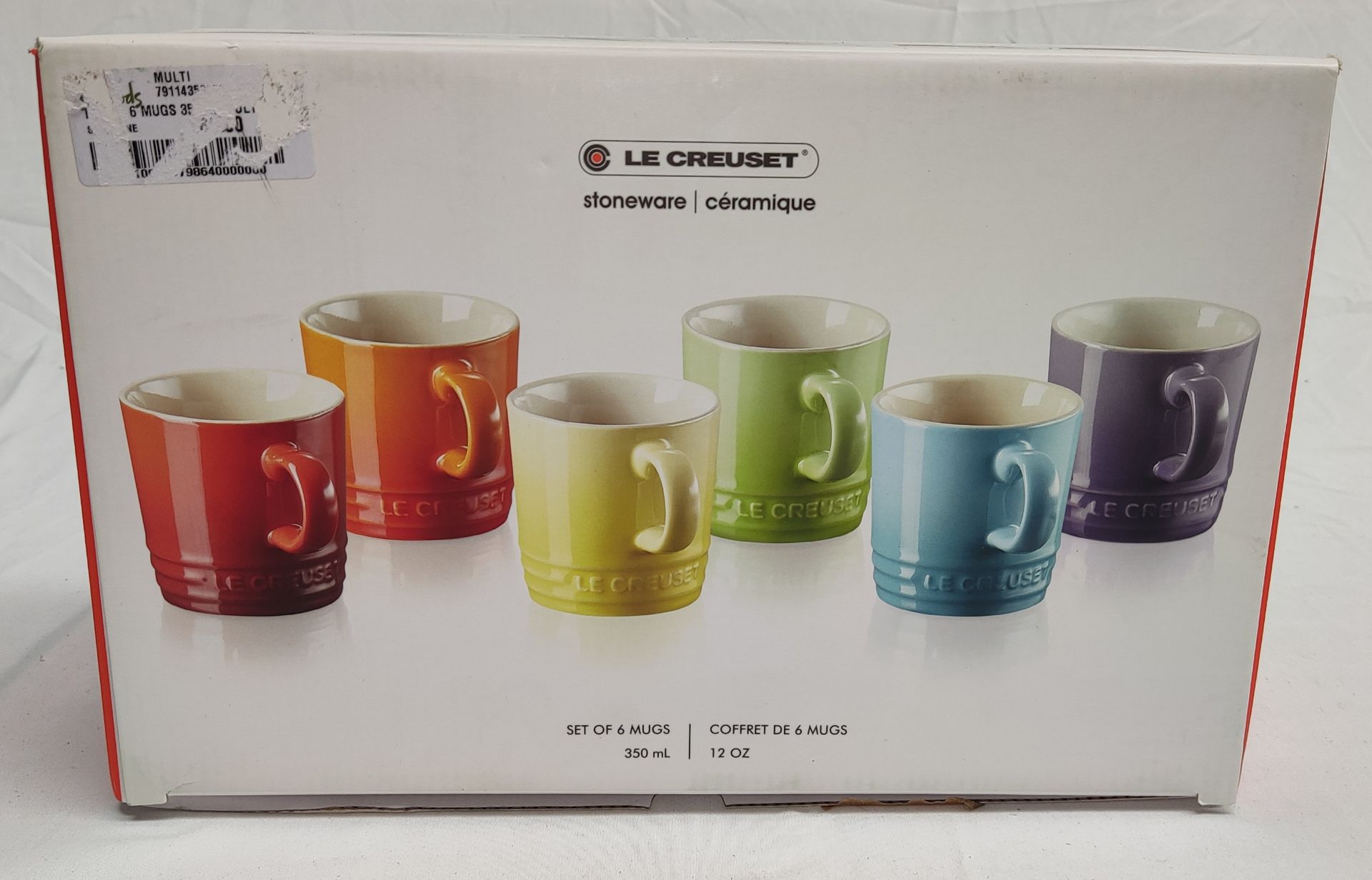 LE CREUSET Set Of 5 Mugs - 350Ml - Multi Colour - Boxed - Original RRP £85.00 - Image 5 of 13