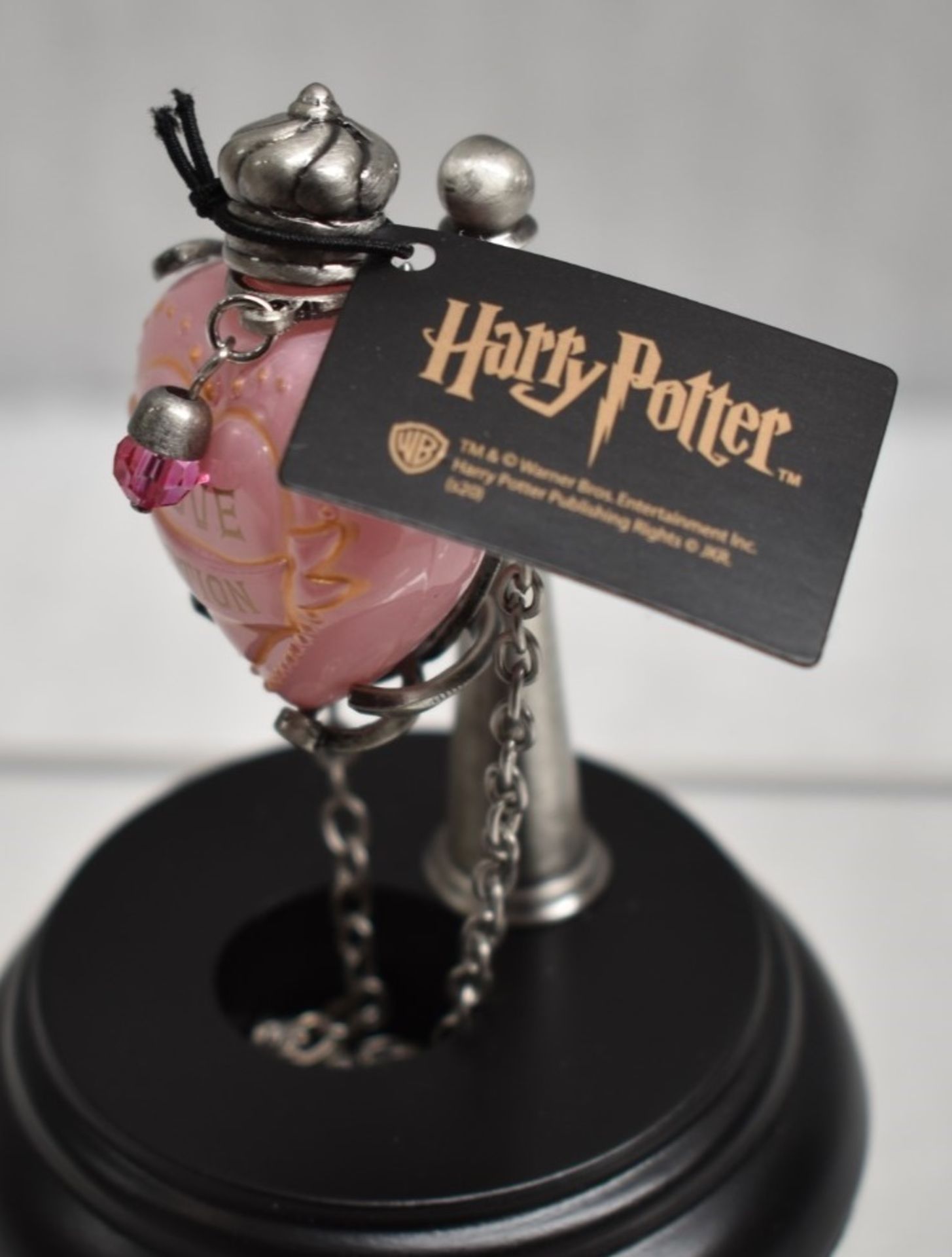 1 x HARRY POTTER Glass 'Love Potion' Pendant With Metal Adorments - Original Price £49.95 - Unused - Image 3 of 9