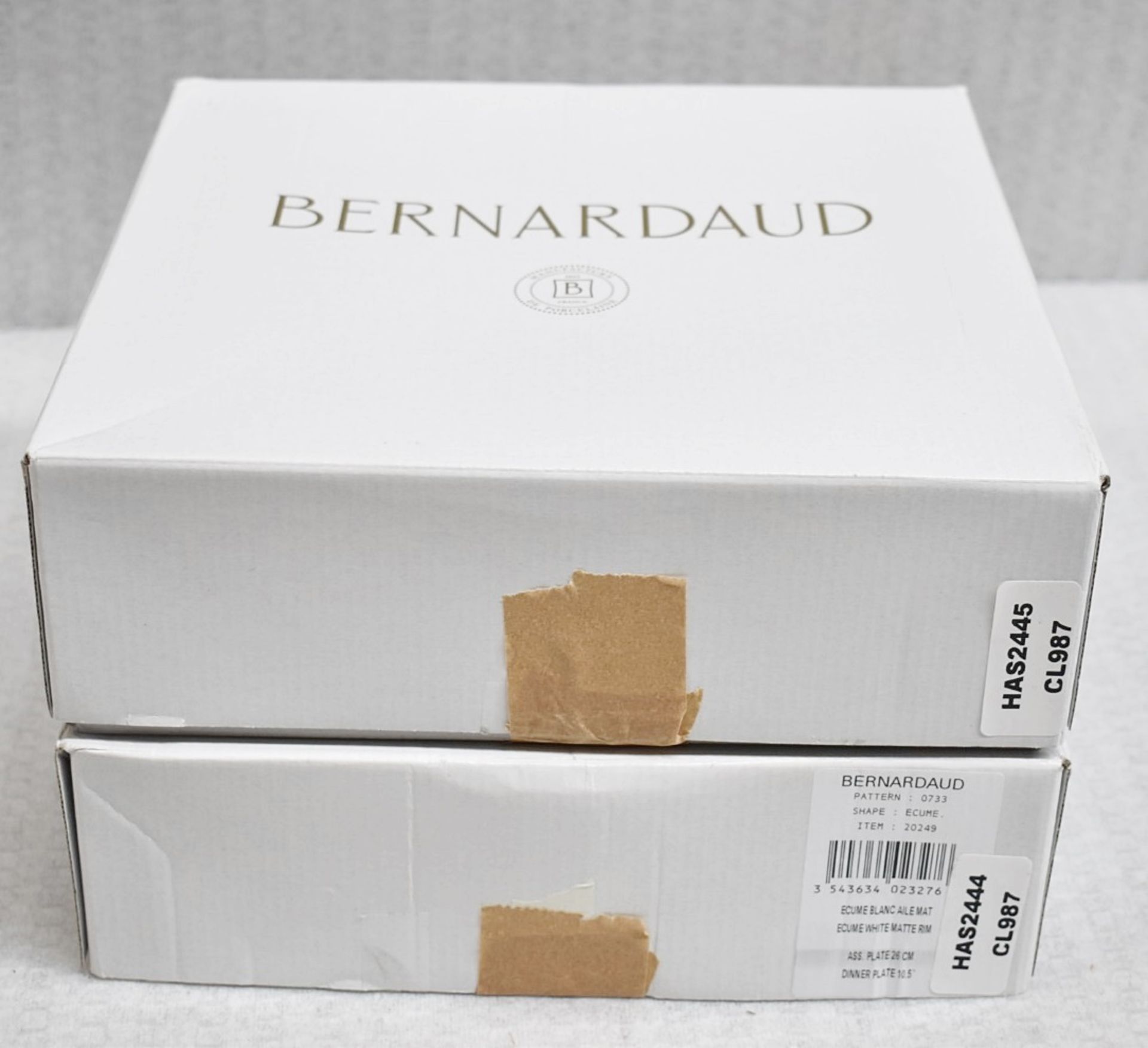 9 x BERNARDAUD 'Ecume' 26cm Porcelain Dinner Plates, Made in France - Total RRP £549.00 - Image 8 of 9