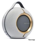 1 x DEVIALET Mania Portable Speaker In Grey And Gold - Boxed - Original RRP £690.00