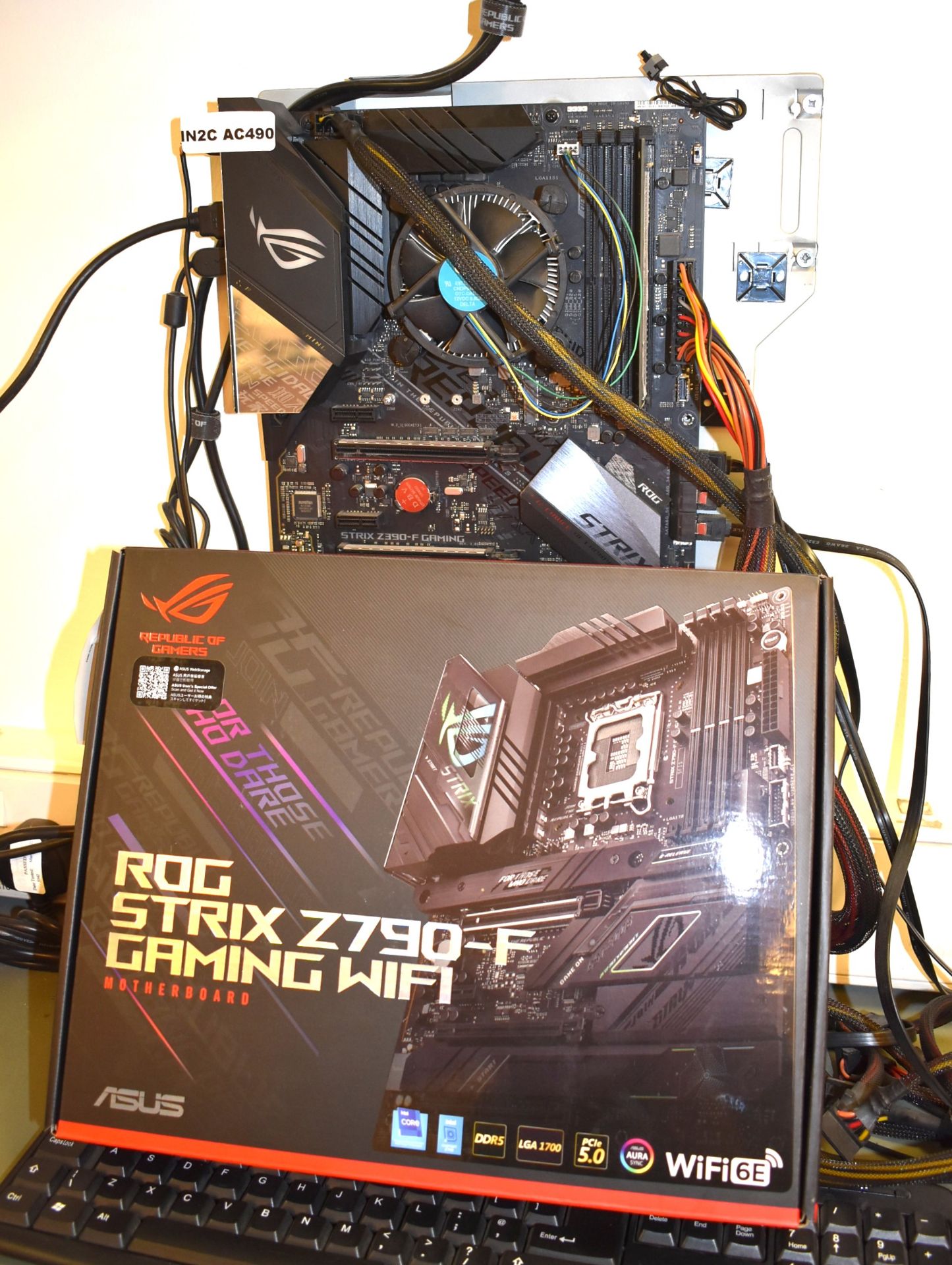 1 x Test Bench PC Components Including an Asus Strix Z390-F Gaming Motherboard & i3-8100 CPU - Image 2 of 17