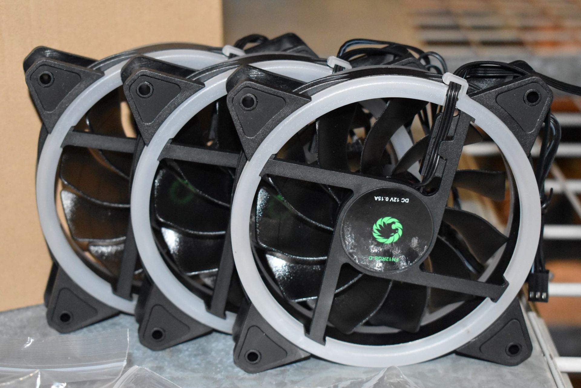 3 x GameMax LED Fan Packs For PC Gaming Cases - Each Pack Includes 3 x 120mm LED Case Fans - Image 2 of 8