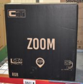 1 x CIT Zoom RGB ATX Gaming PC Case With Tempered Glass Panel - New Boxed Stock