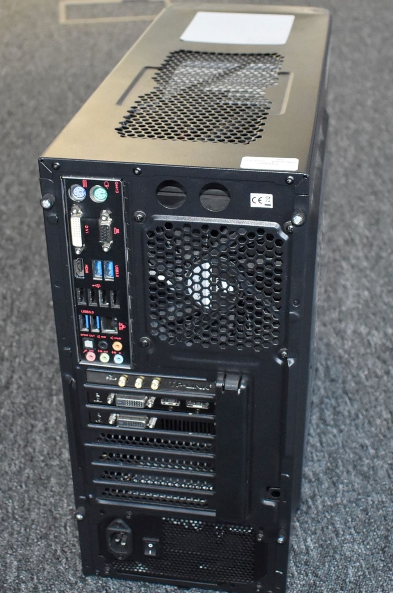 1 x Desktop Computer Featuring an Intel i7-4770K Processor, 16GB Ram, 256GB NVME Drive, Corsair - Image 8 of 8