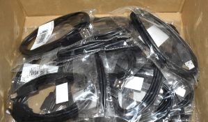 40 x StarTech USB A to Right Angle B Printer Cables - New in Packets