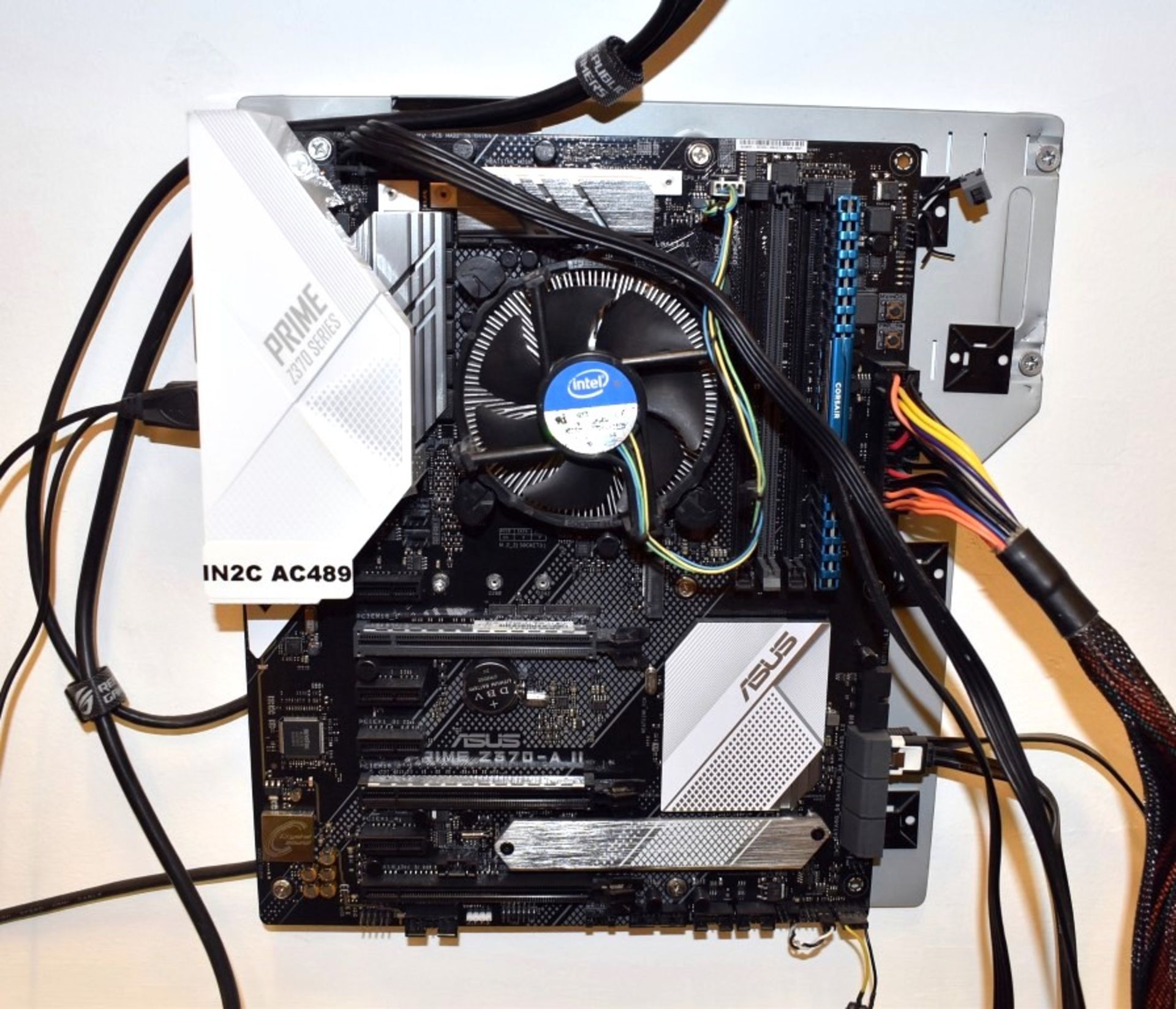 1 x Test Bench PC Components Including an Asus Prime Z370-A II Motherboard & Intel i3-8100 CPU - Image 7 of 18