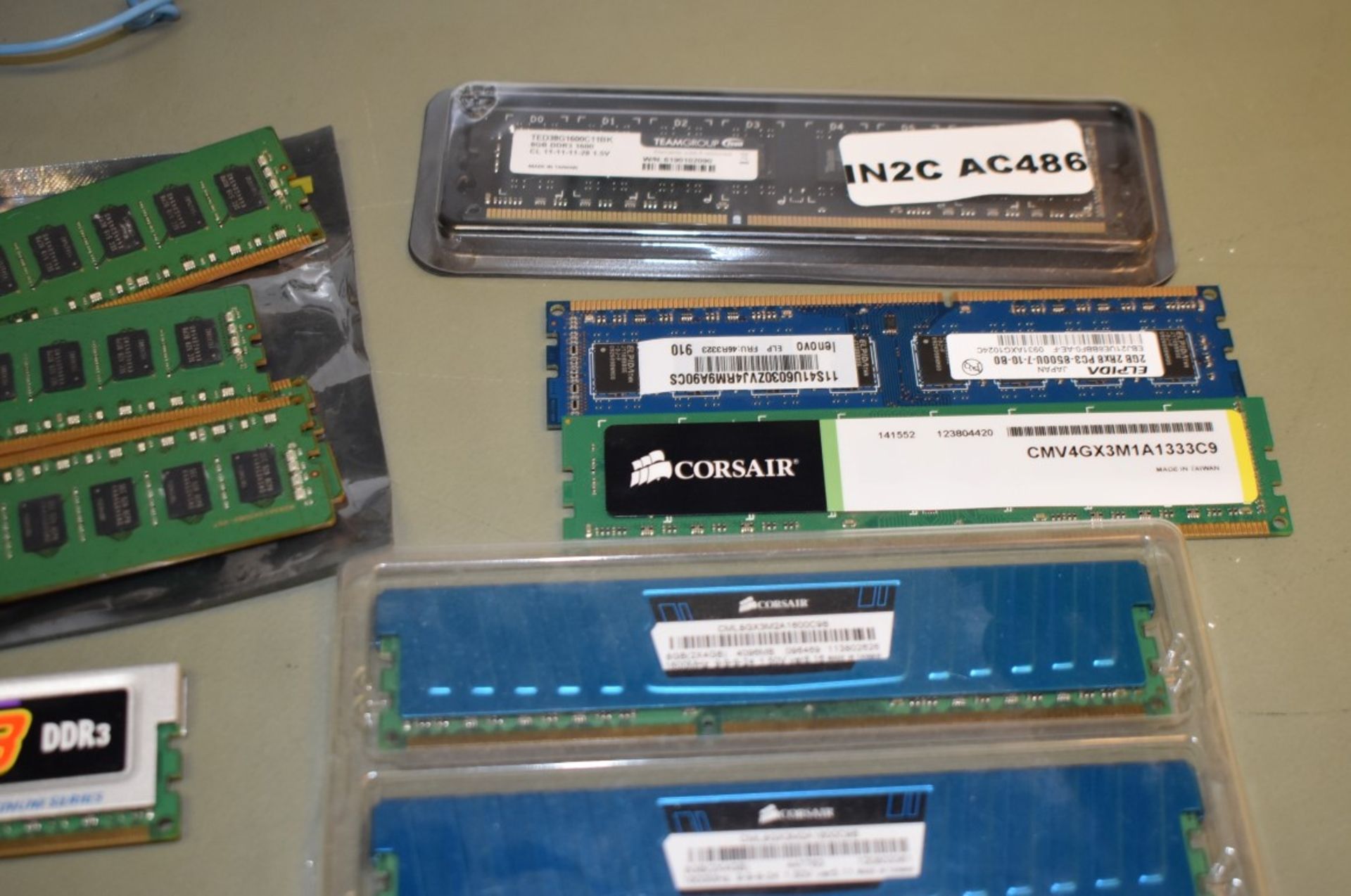 26 x Sticks of DDR3 Memory - Various Brands and Sizes - Ref: AC486 GFITL - CL646 - Location: - Image 2 of 5