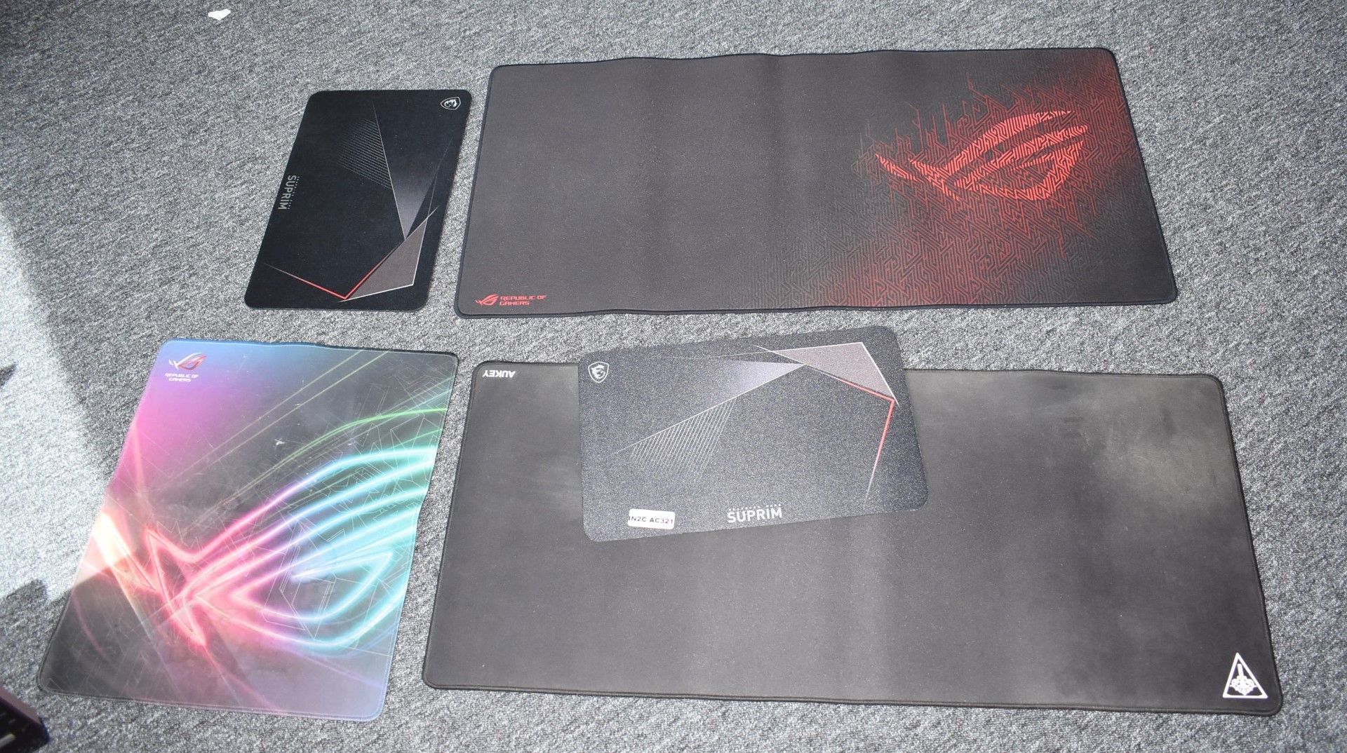 5 x Assorted Gaming Mouse Pads