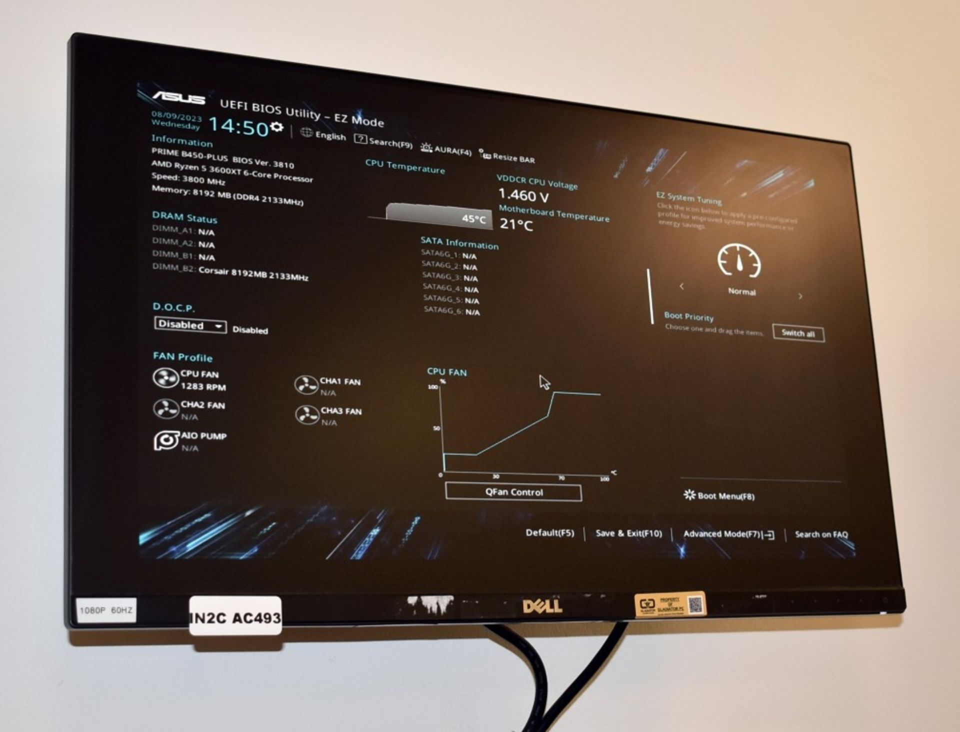 1 x Test Bench PC Components Including an Asus Strix Z390-F Gaming Motherboard & i3-8100 CPU - Image 4 of 17