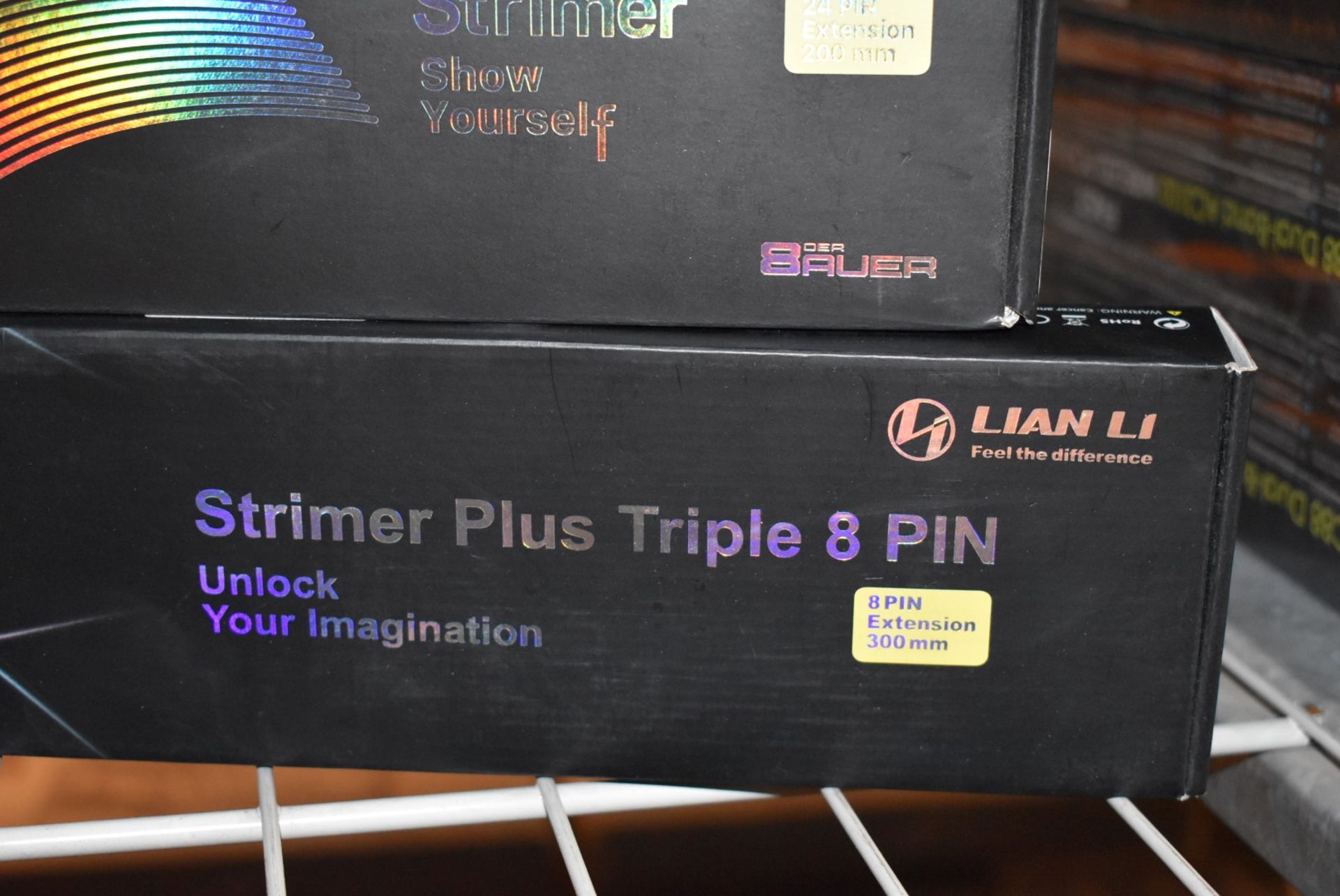 2 x Lian Li RGB LED Strimer Extension Cable Kits - Includes 1 x 8 Pin Graphics Card Cable - Image 3 of 5