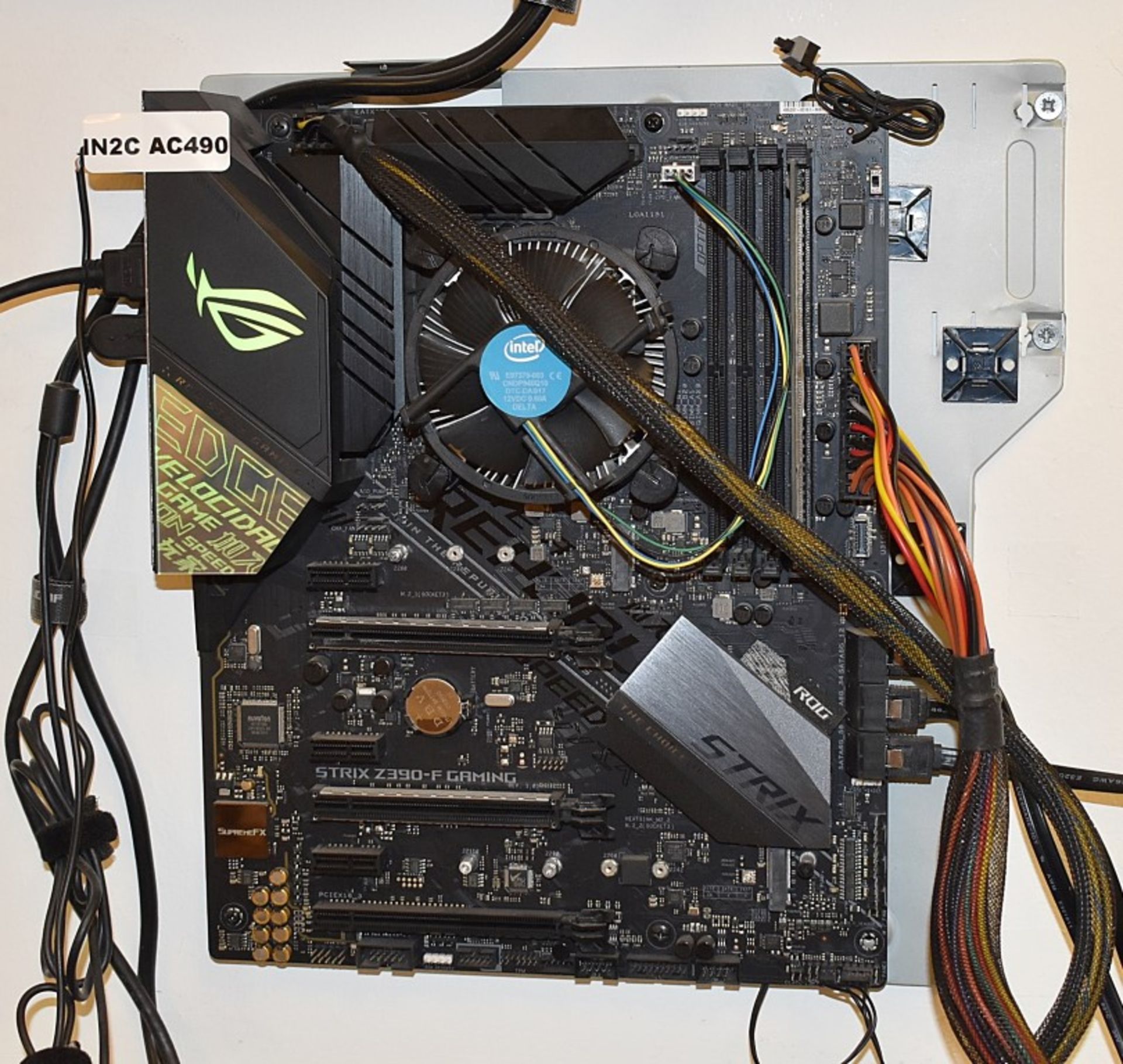 1 x Test Bench PC Components Including an Asus Strix Z390-F Gaming Motherboard & i3-8100 CPU