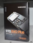 1 x Samsung Evo 970 Plus 250GB Solid State M.2 SSD Hard Drive - 3500mb/s Read Speed - New Boxed