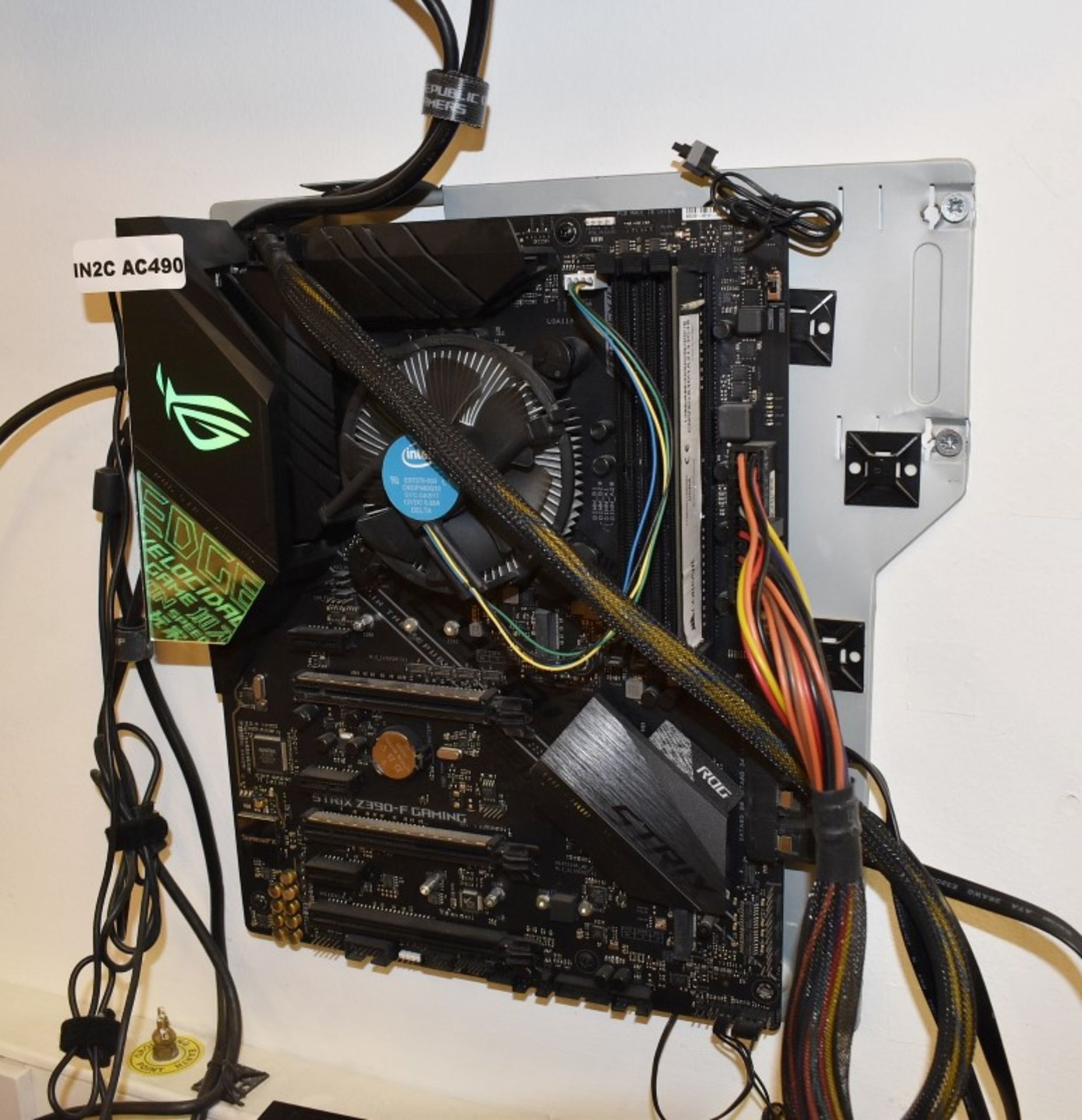 1 x Test Bench PC Components Including an Asus Strix Z390-F Gaming Motherboard & i3-8100 CPU - Image 6 of 17