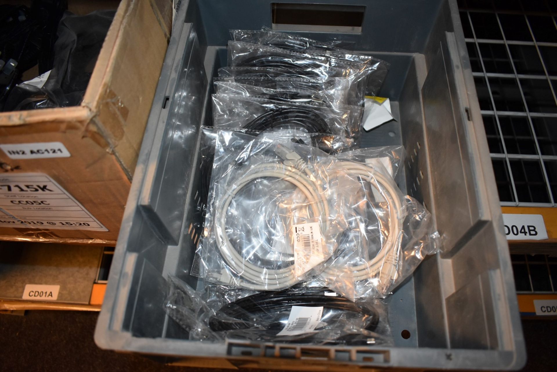 1 x Assorted Job Lot of Various Cables - New Stock in Packets - Ref: AC121 GFMR - CL646 - - Image 2 of 7