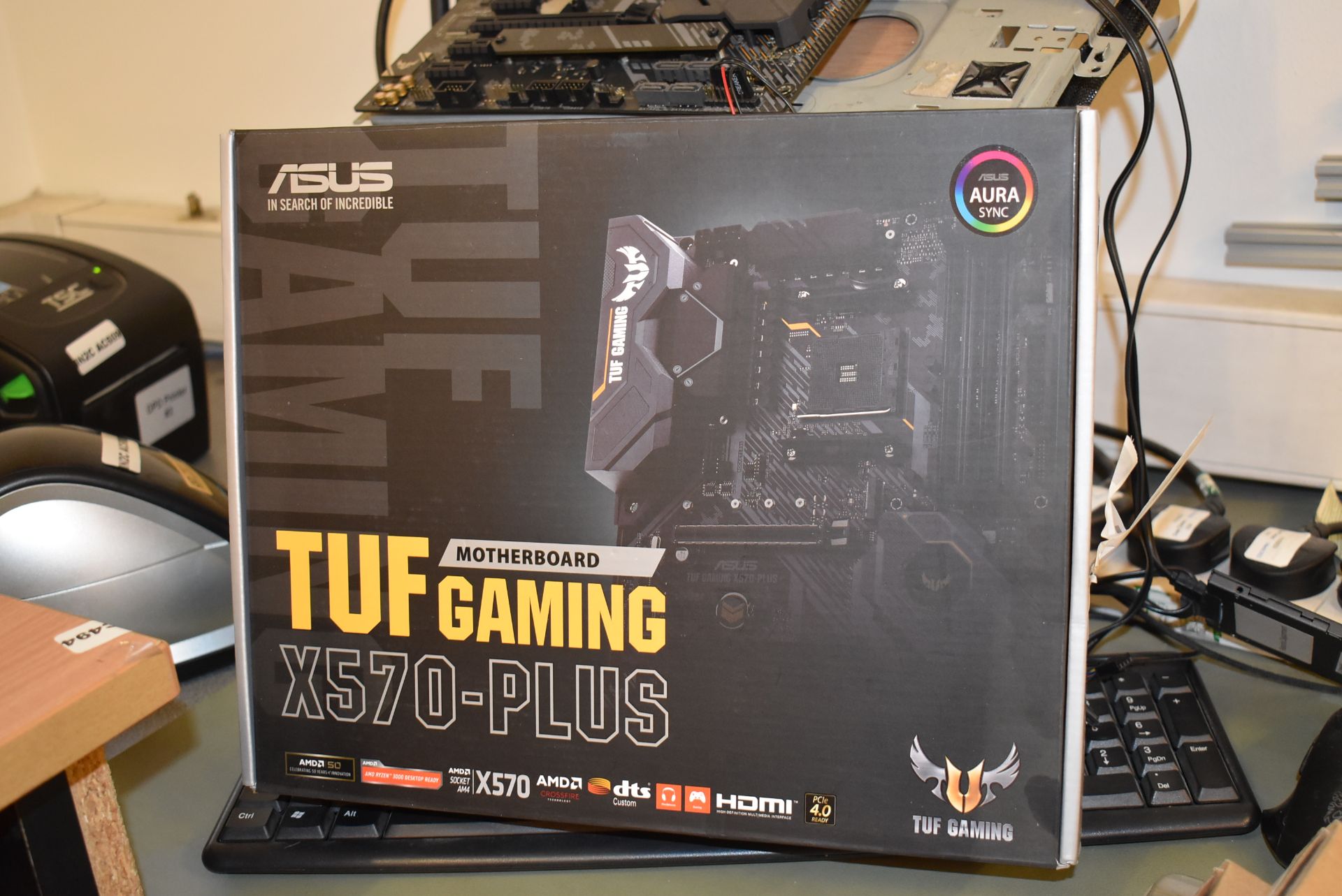 1 x Test Bench PC Components Including an Asus TUF X570-Plus Gaming Motherboard and Ryzen 5600XT CPU - Image 2 of 13