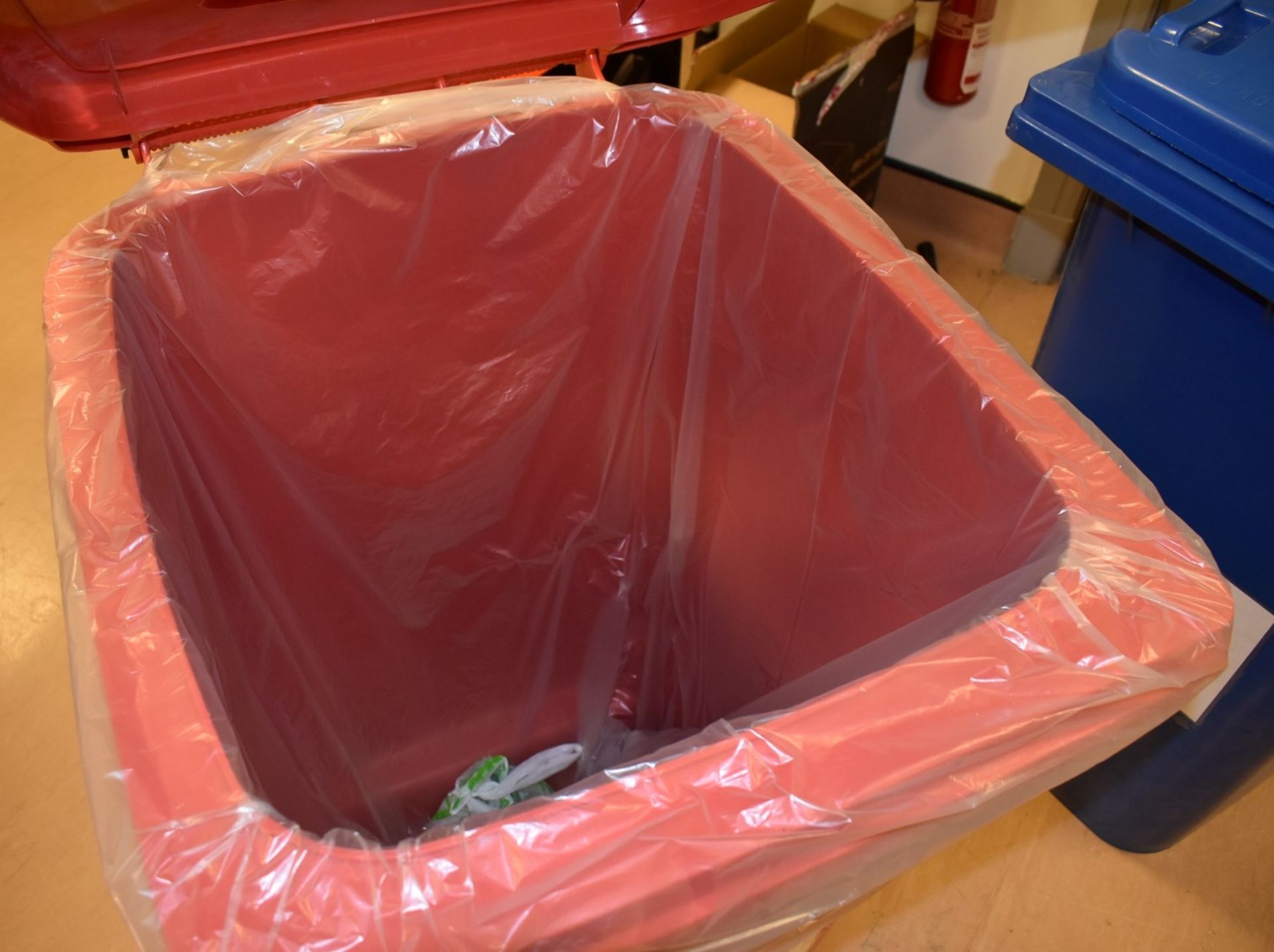 1 x Wheelie Waste Bin in Red - 240 Litre - Previously Used Indoors Only - Good Clean Condition - Image 2 of 2