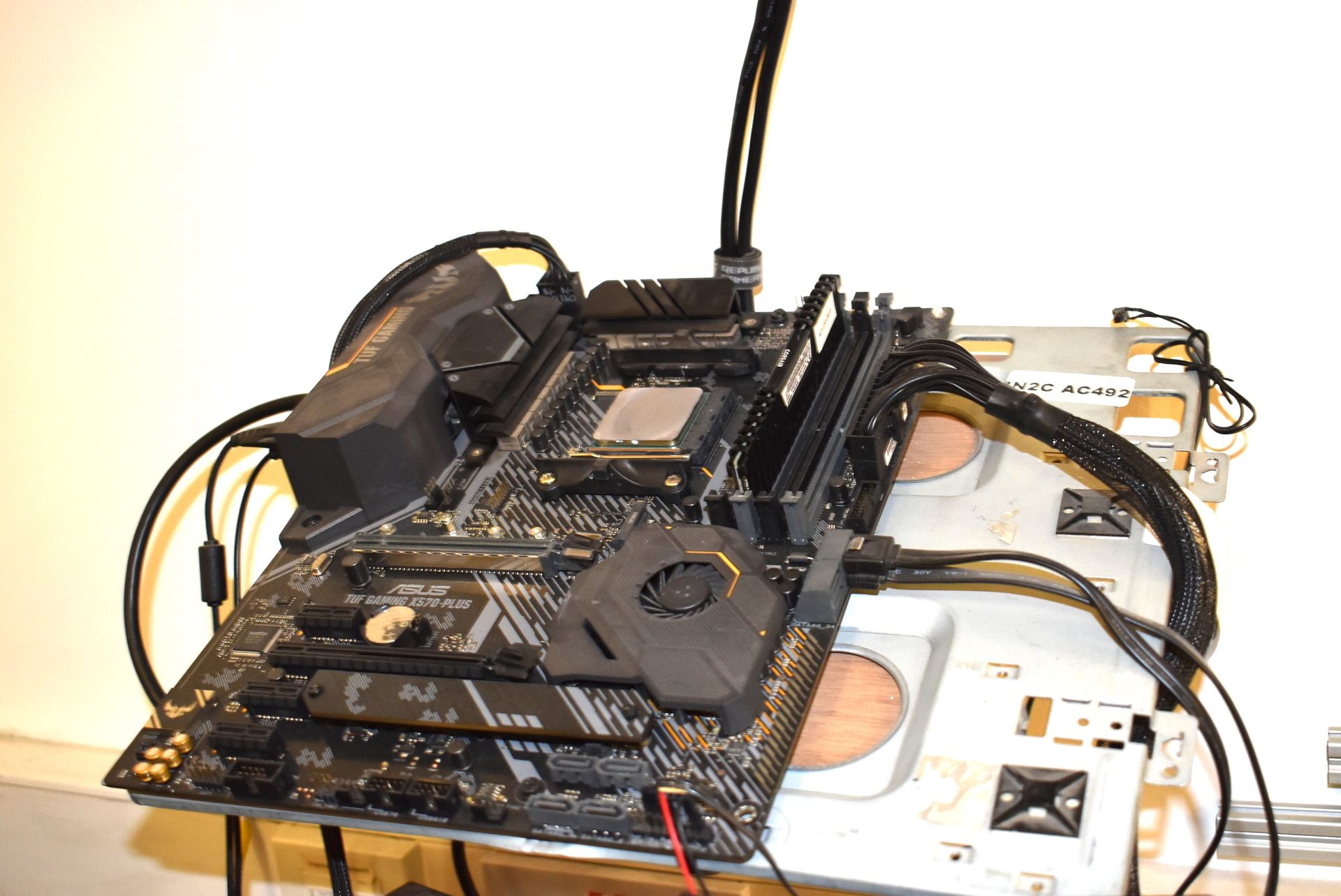 1 x Test Bench PC Components Including an Asus TUF X570-Plus Gaming Motherboard and Ryzen 5600XT CPU - Image 13 of 13