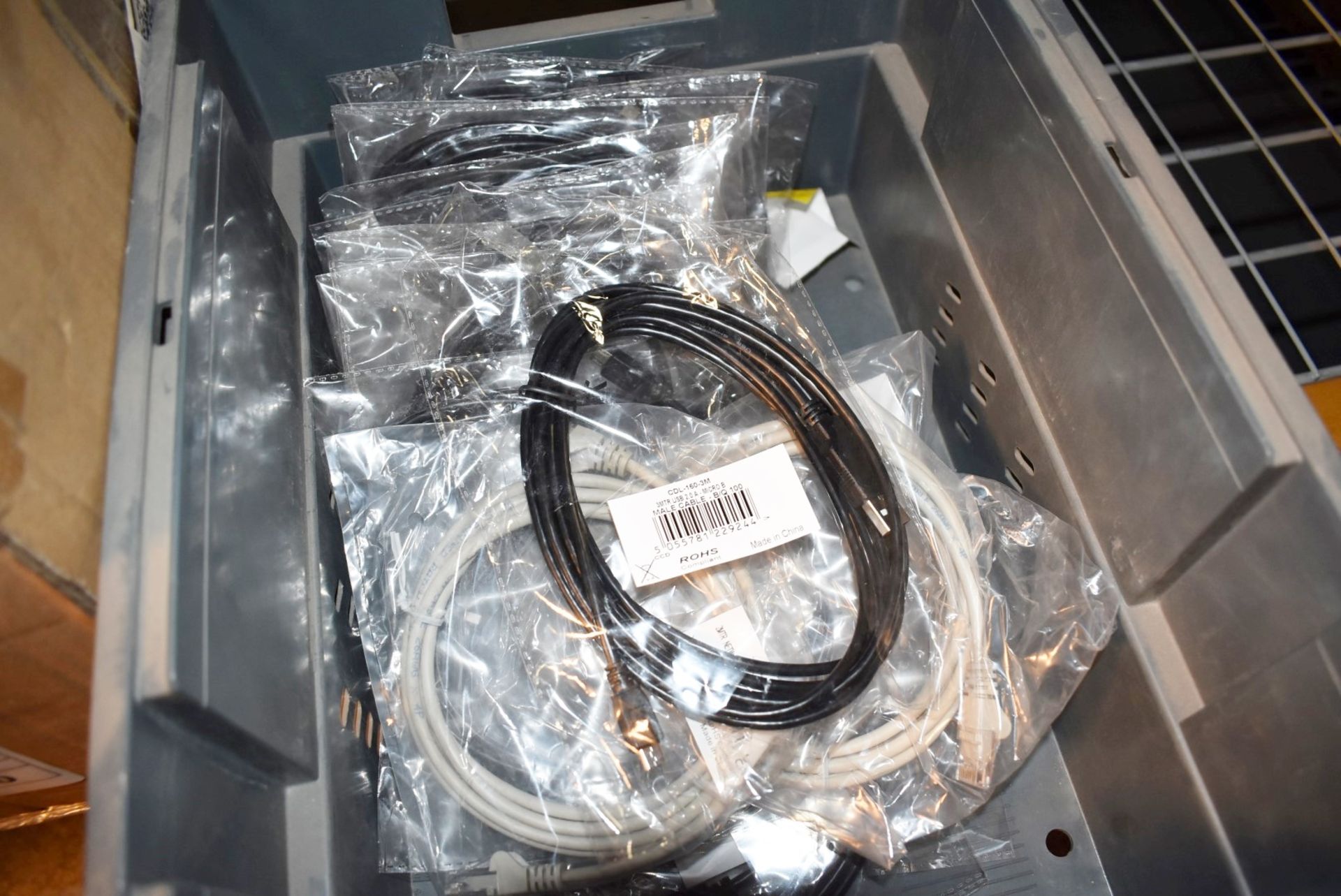 1 x Assorted Job Lot of Various Cables - New Stock in Packets - Ref: AC121 GFMR - CL646 - - Image 3 of 7